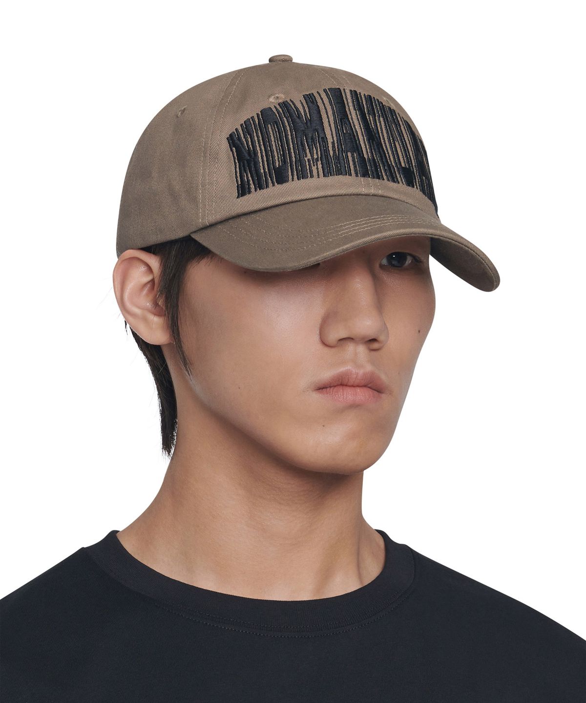 노매뉴얼(NOMANUAL) SPECTRUM LOGO BALL CAP - MOCHA