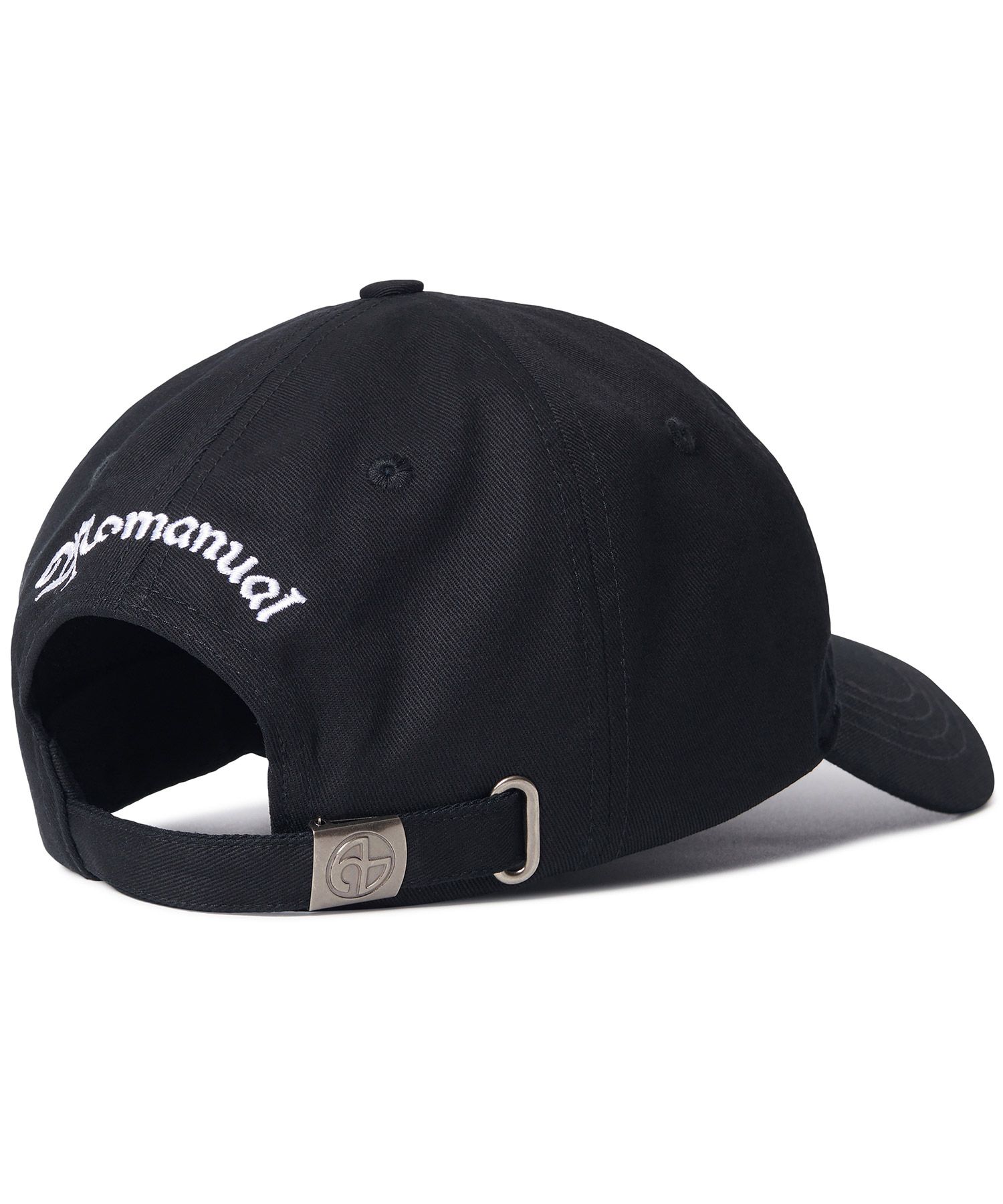 MUSINSA | NOMANUAL UPPERCASE LETTER N BALL CAP - BLACK