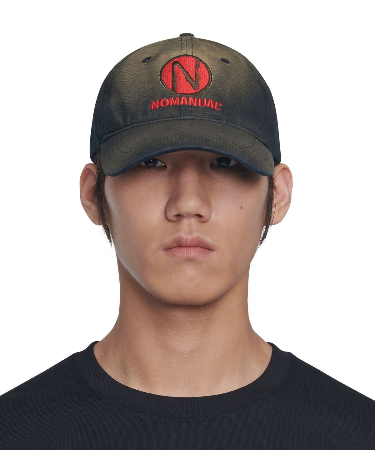노매뉴얼(NOMANUAL) NM BLAST BALL CAP - WASHED BLACK