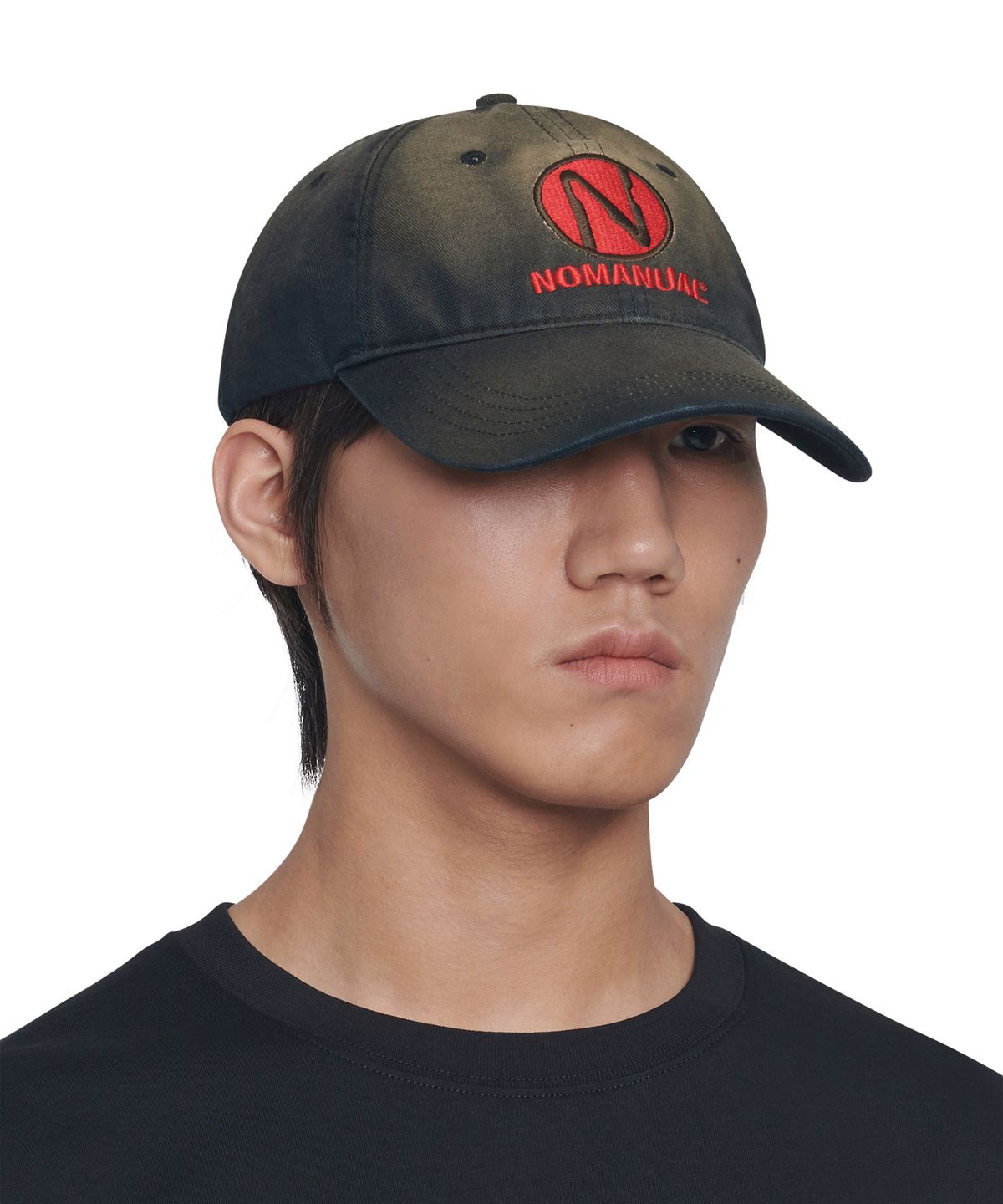 노매뉴얼(NOMANUAL) NM BLAST BALL CAP - WASHED BLACK