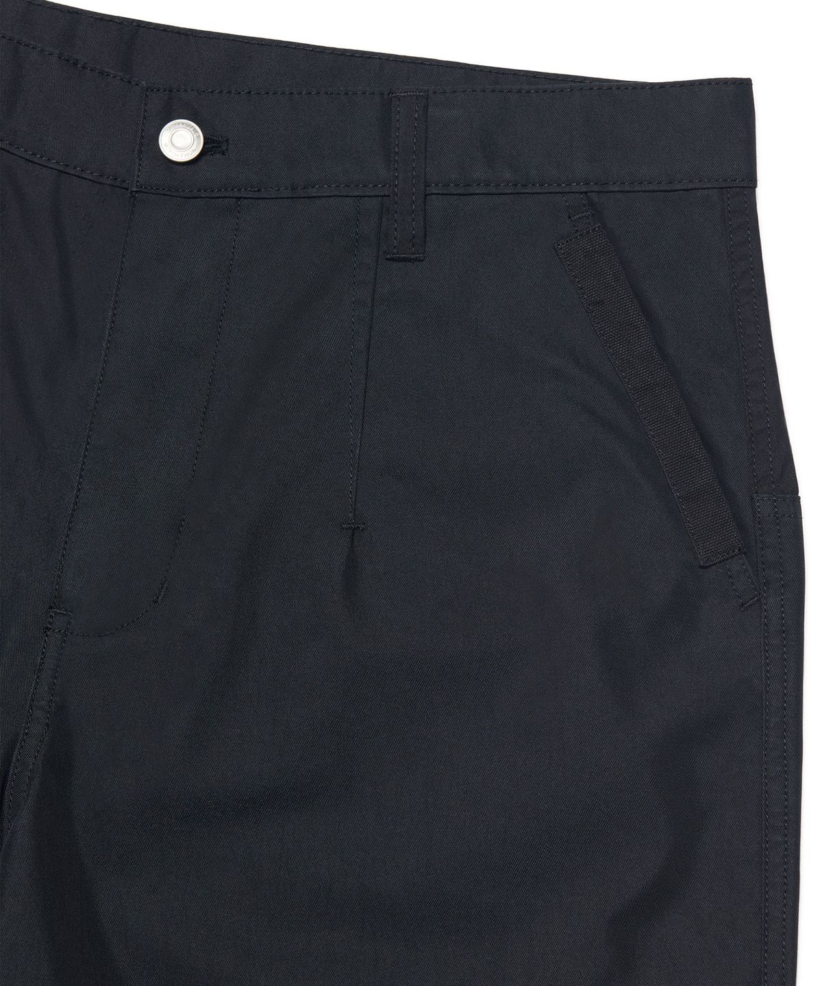 노매뉴얼(NOMANUAL) SIDE ZIPPER DOUBLE KNEE PANTS - BLACK