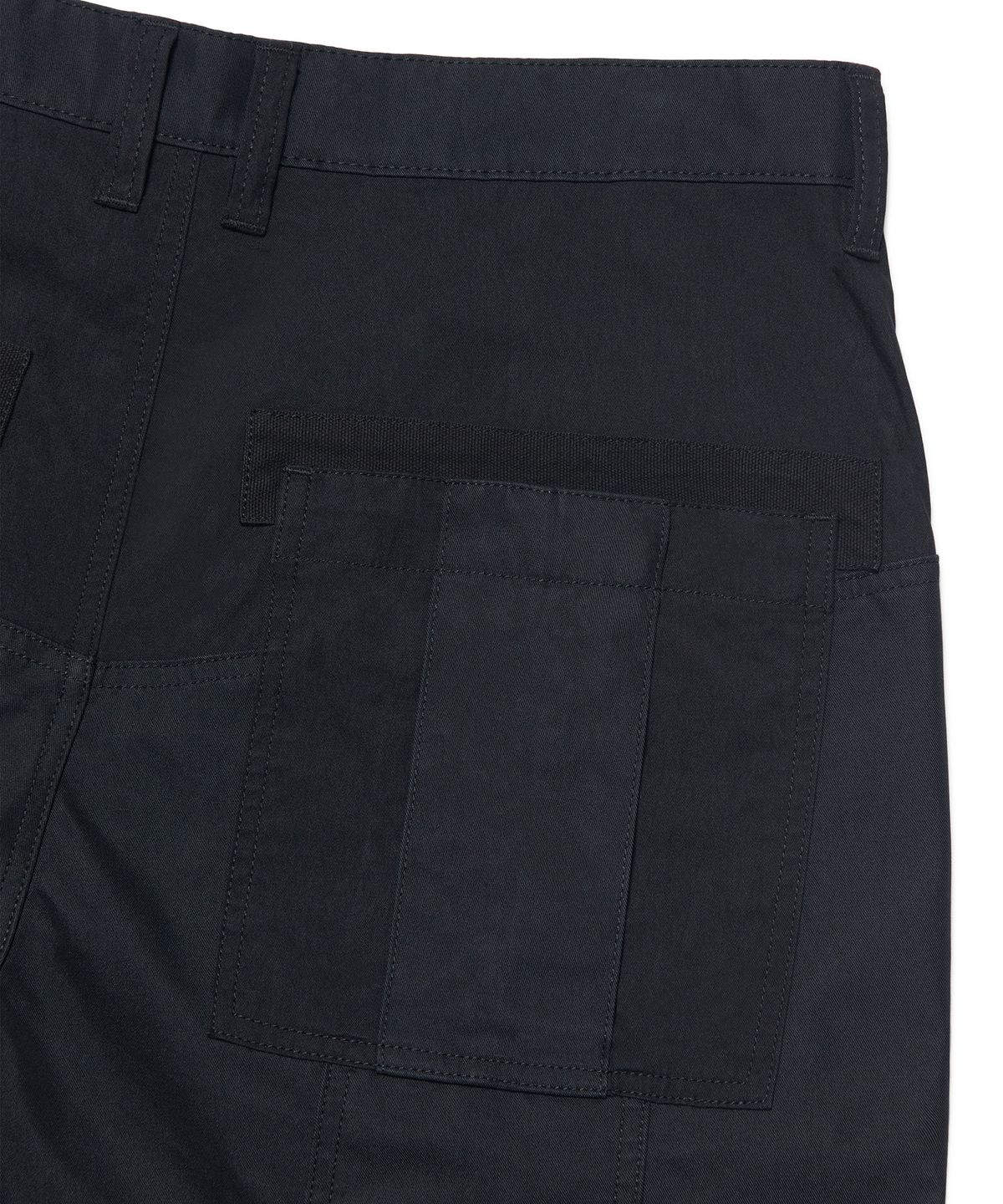 노매뉴얼(NOMANUAL) SIDE ZIPPER DOUBLE KNEE PANTS - BLACK