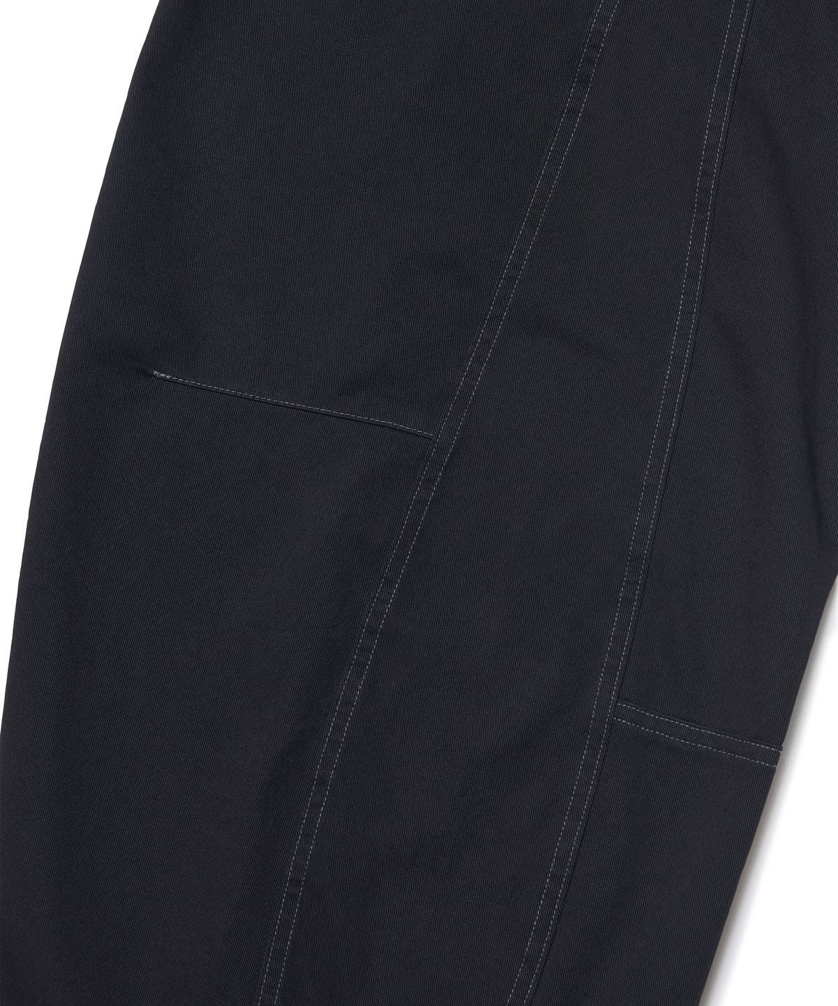 노매뉴얼(NOMANUAL) SIDE PANEL PANTS - BLACK