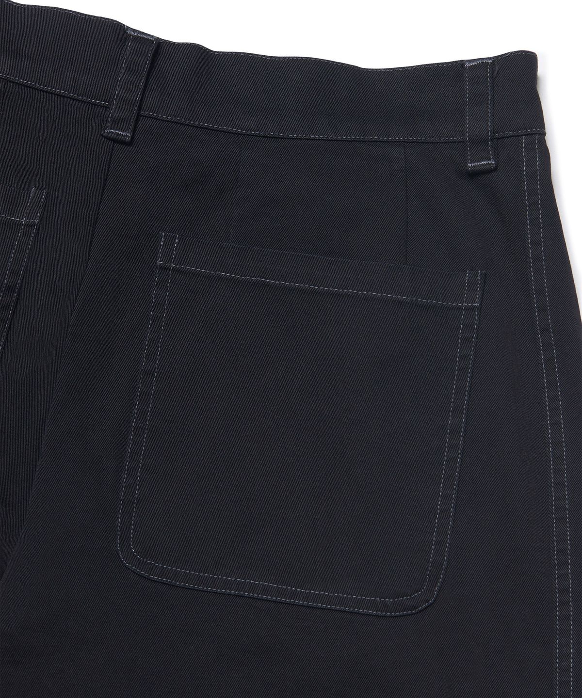 노매뉴얼(NOMANUAL) SIDE PANEL PANTS - BLACK