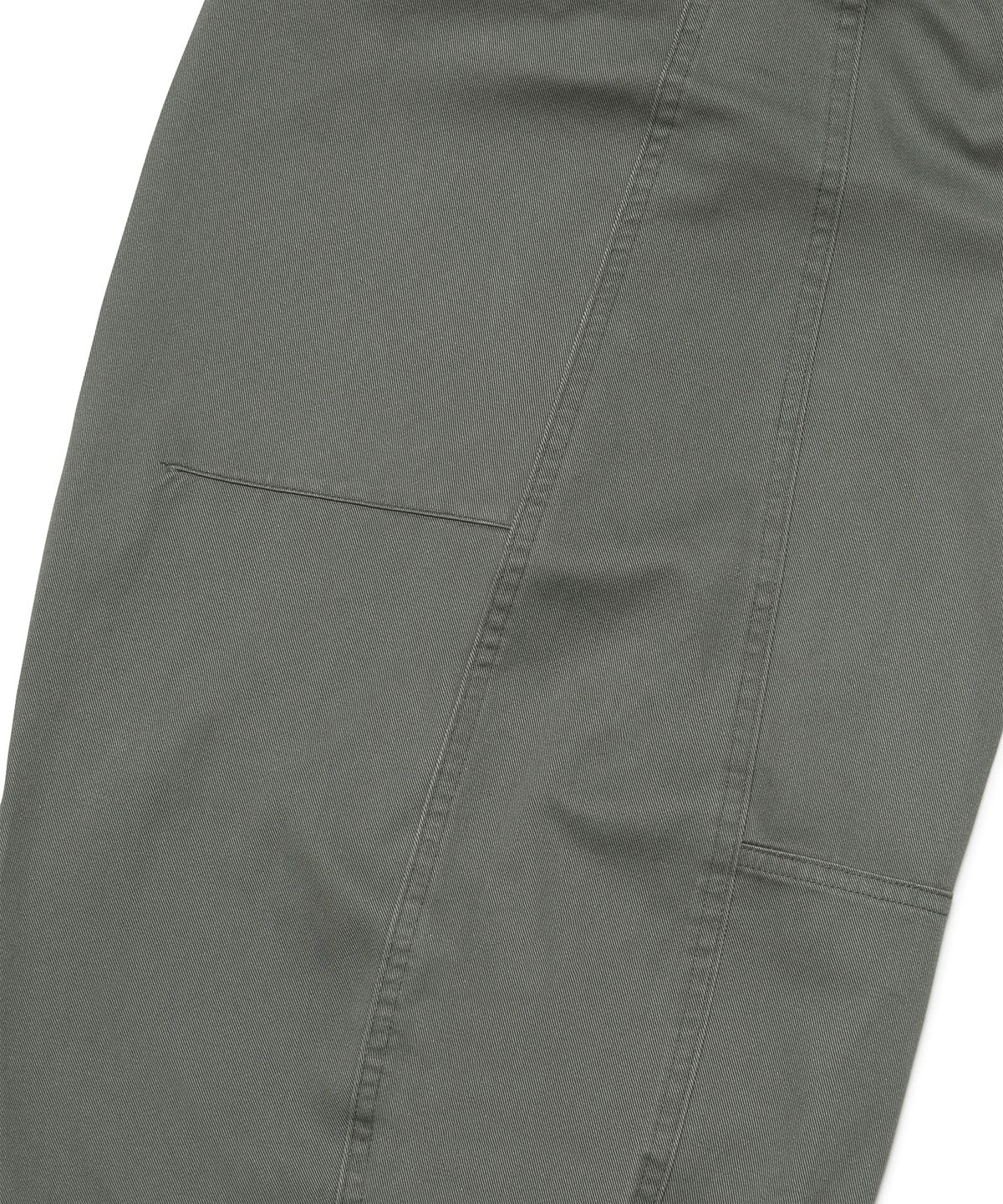 노매뉴얼(NOMANUAL) SIDE PANEL PANTS - KHAKI GRAY