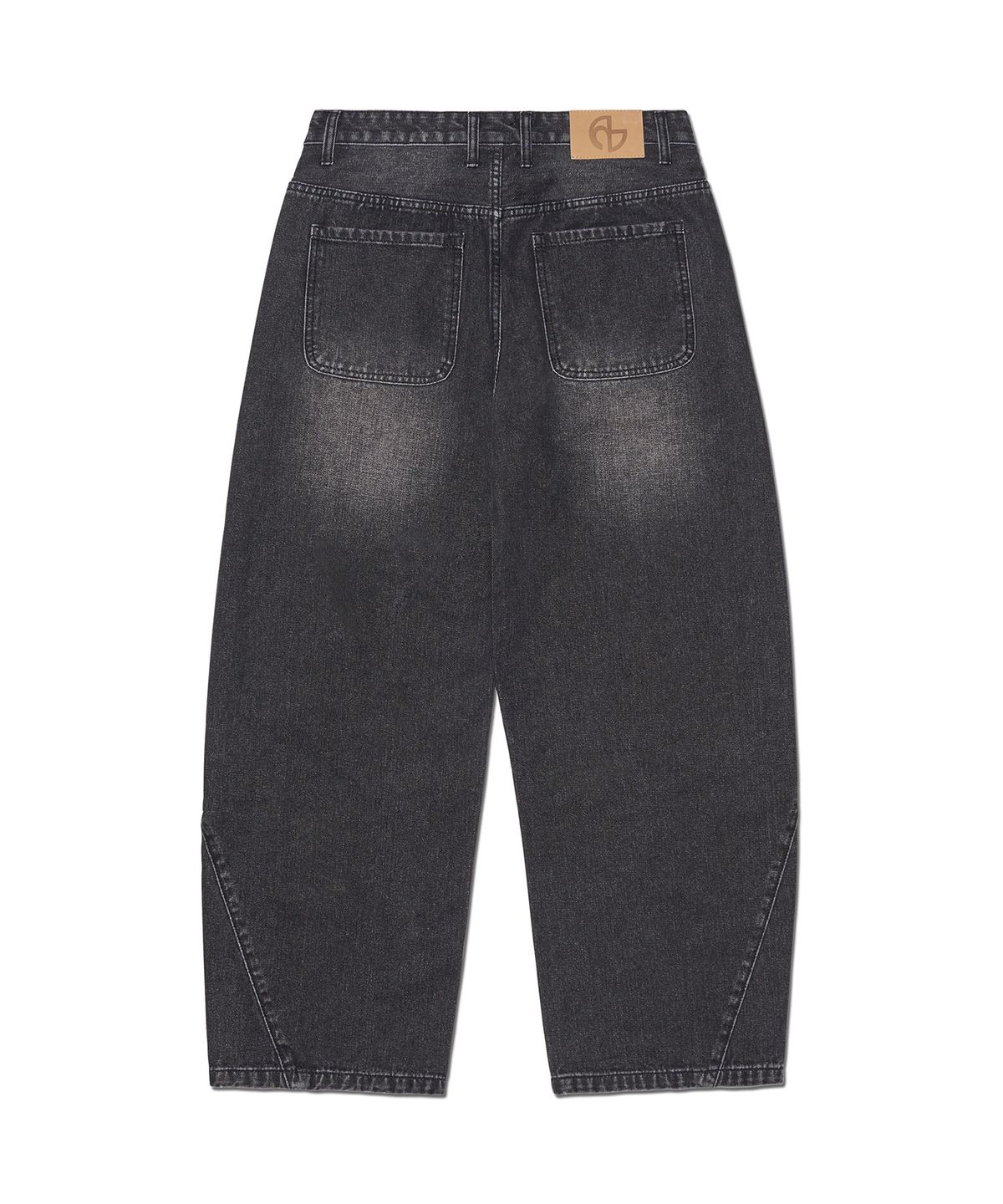 노매뉴얼(NOMANUAL) B.C.L DENIM PANTS - WASHED BLACK