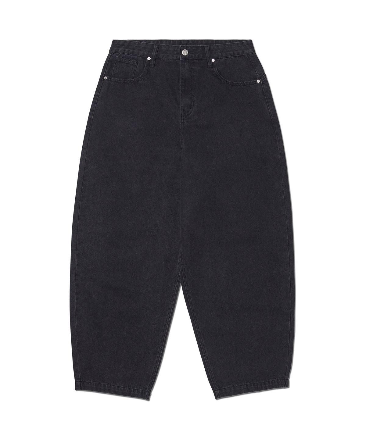노매뉴얼(NOMANUAL) RAW VISION DENIM PANTS - WASHED BLACK