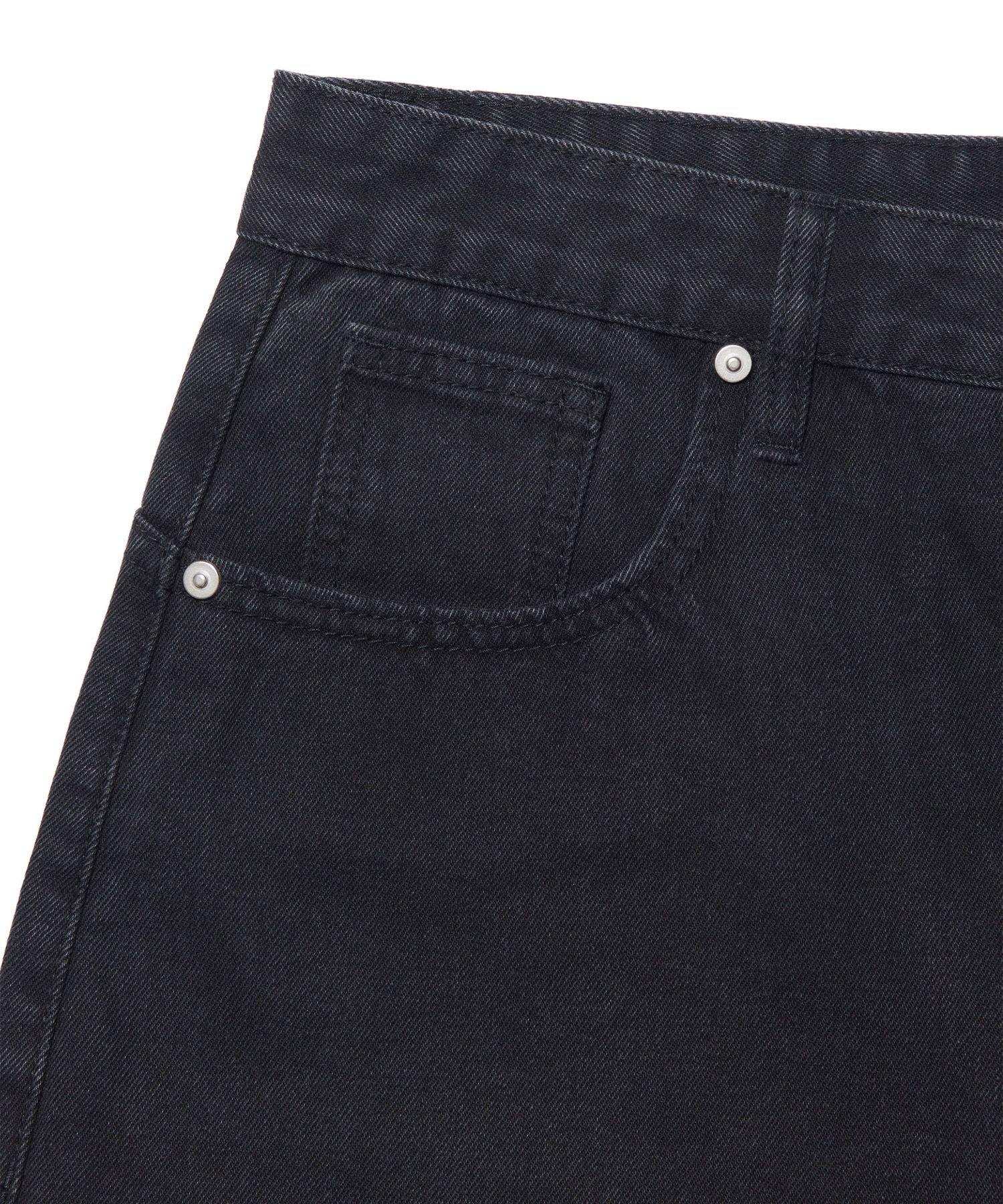 MUSINSA | NOMANUAL RAW VISION DENIM PANTS - WASHED BLACK
