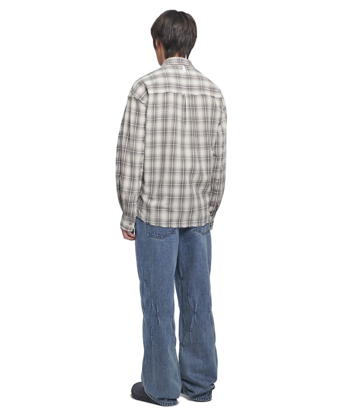 노매뉴얼(NOMANUAL) K.T DENIM PANTS - WASHED BLUE