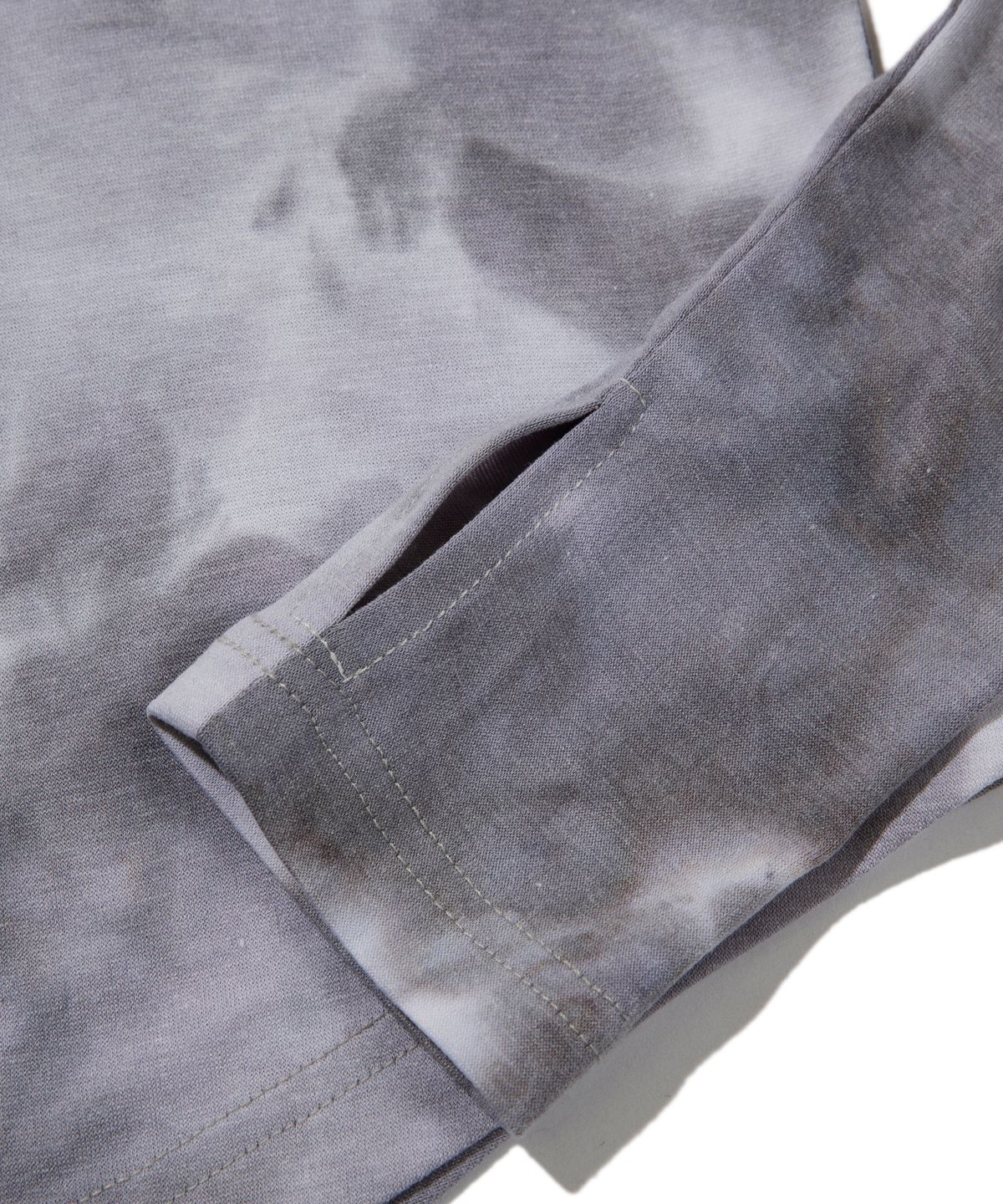 크루치(KRUCHI) More Tie dye long-sleeved (GREY) WOMENS