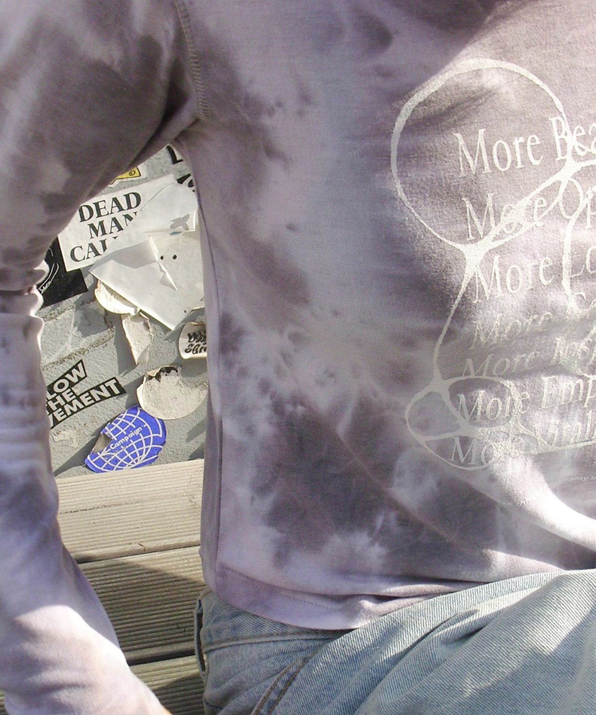 크루치(KRUCHI) More Tie dye long-sleeved (GREY) WOMENS