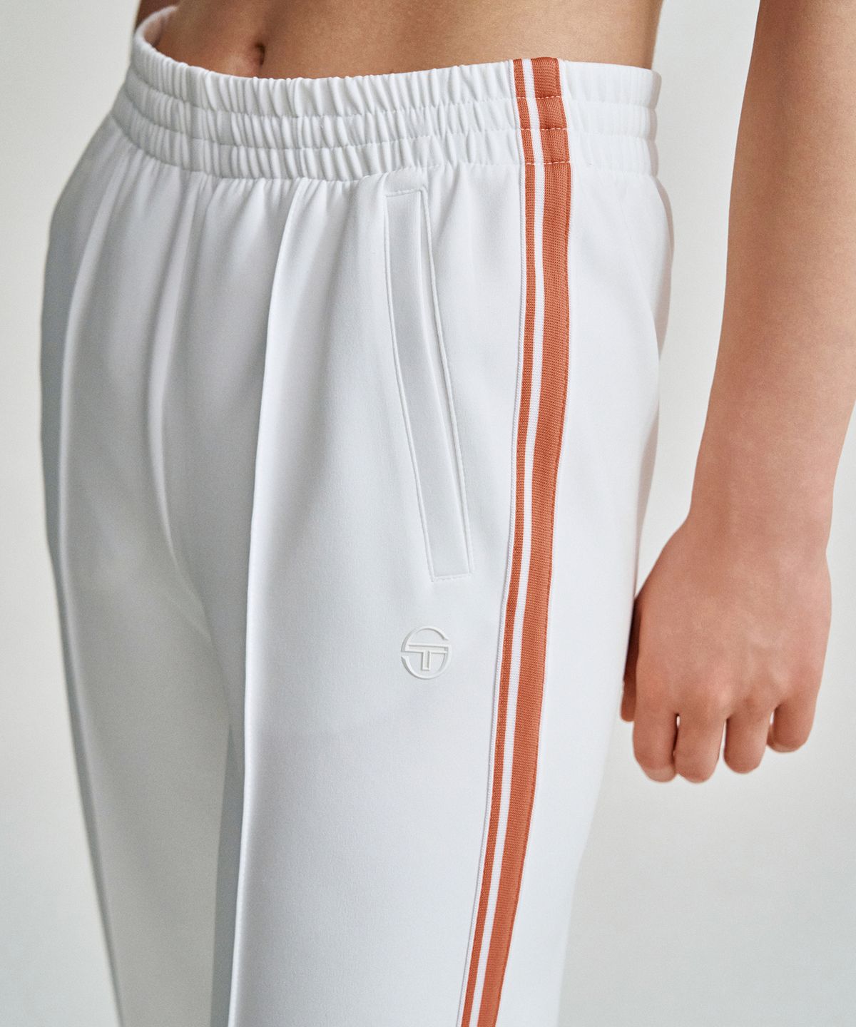 세르지오 타키니(SERGIO TACCHINI) W 쿠쉬라이트 다마린도 트랙 팬츠 (White)