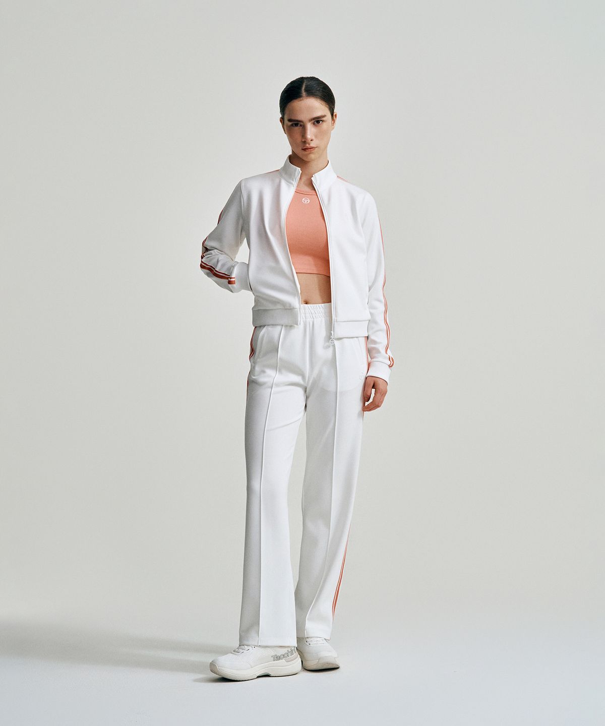 세르지오 타키니(SERGIO TACCHINI) W 쿠쉬라이트 다마린도 트랙 팬츠 (White)