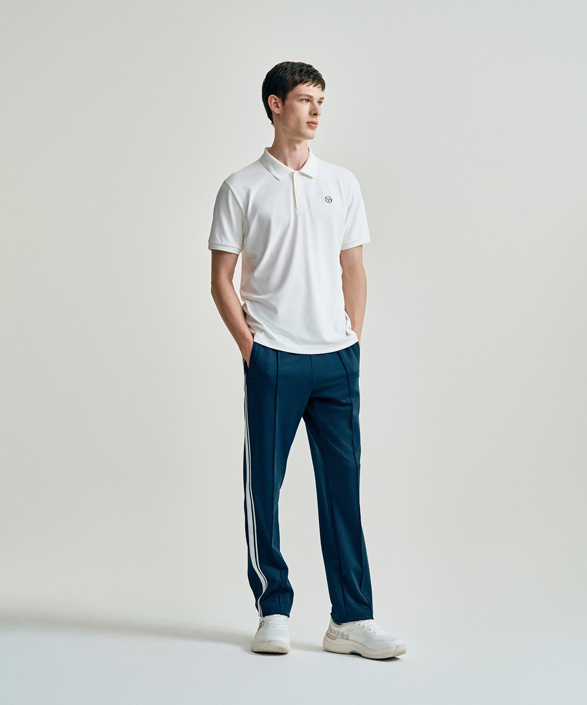 세르지오 타키니(SERGIO TACCHINI) M 쿠쉬라이트 다마린도 트랙 팬츠 (Navy)