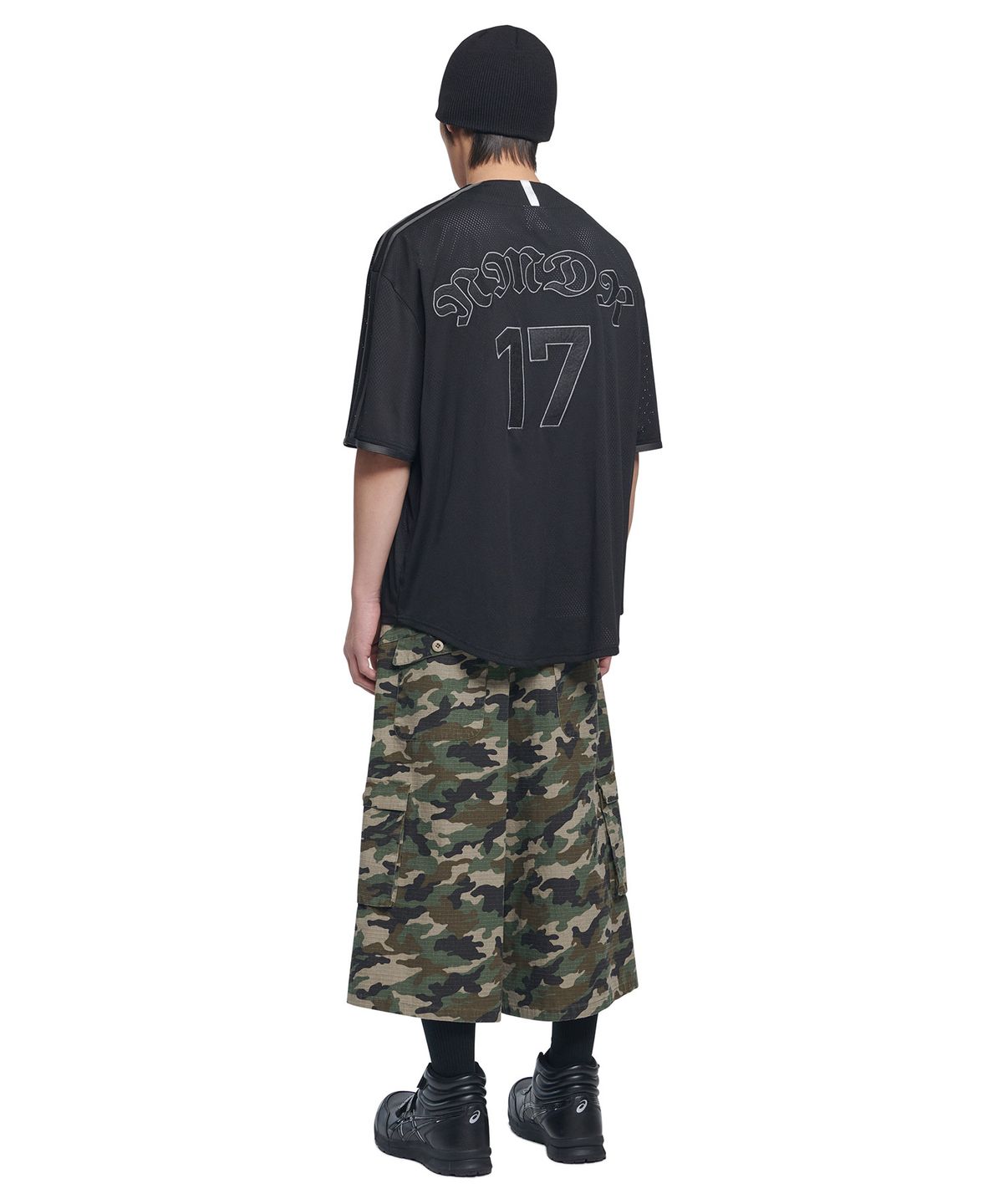 노매뉴얼(NOMANUAL) D.P CARGO BERMUDA PANTS - CAMOUFLAGE