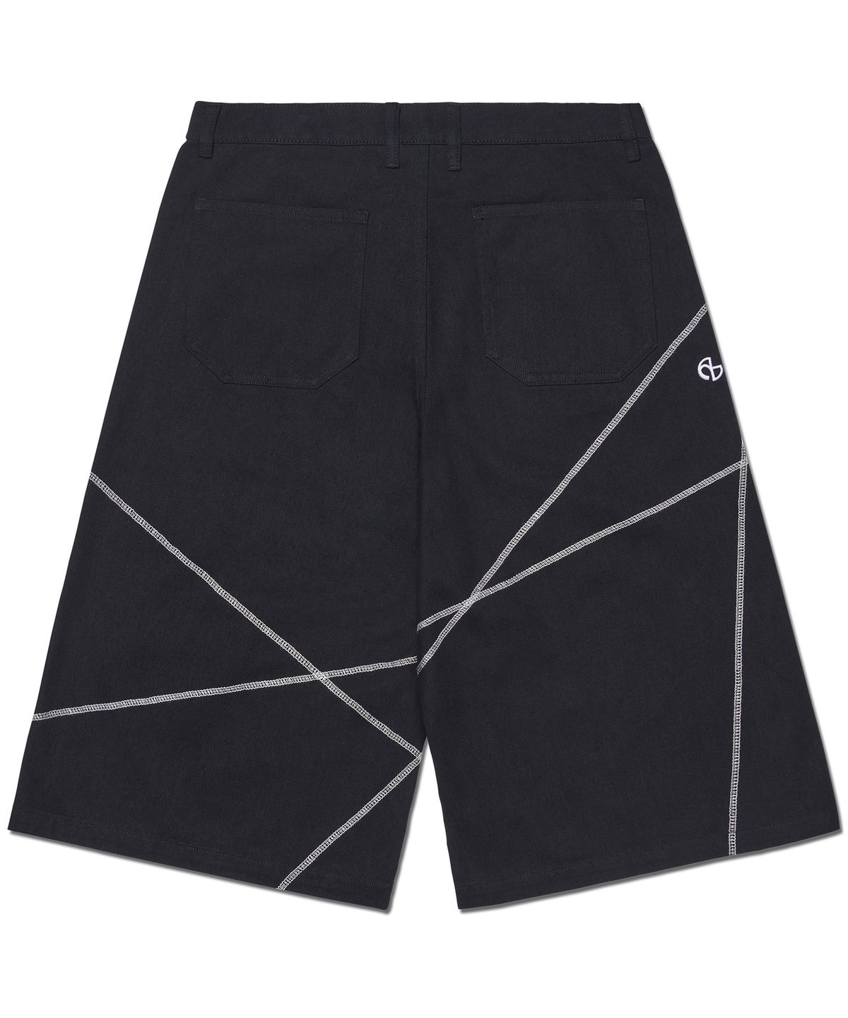 노매뉴얼(NOMANUAL) S.L BERMUDA PANTS - BLACK