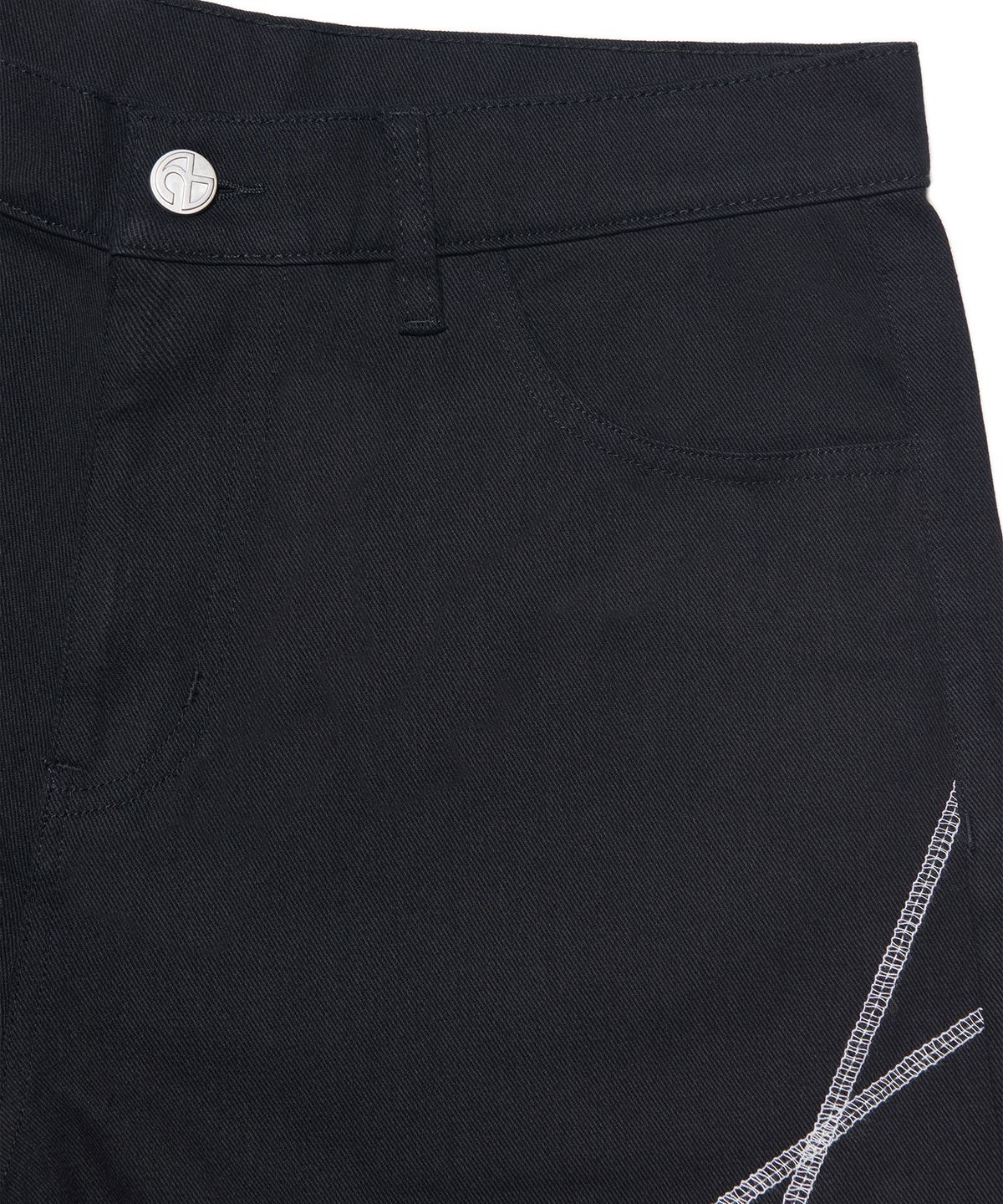 노매뉴얼(NOMANUAL) S.L BERMUDA PANTS - BLACK