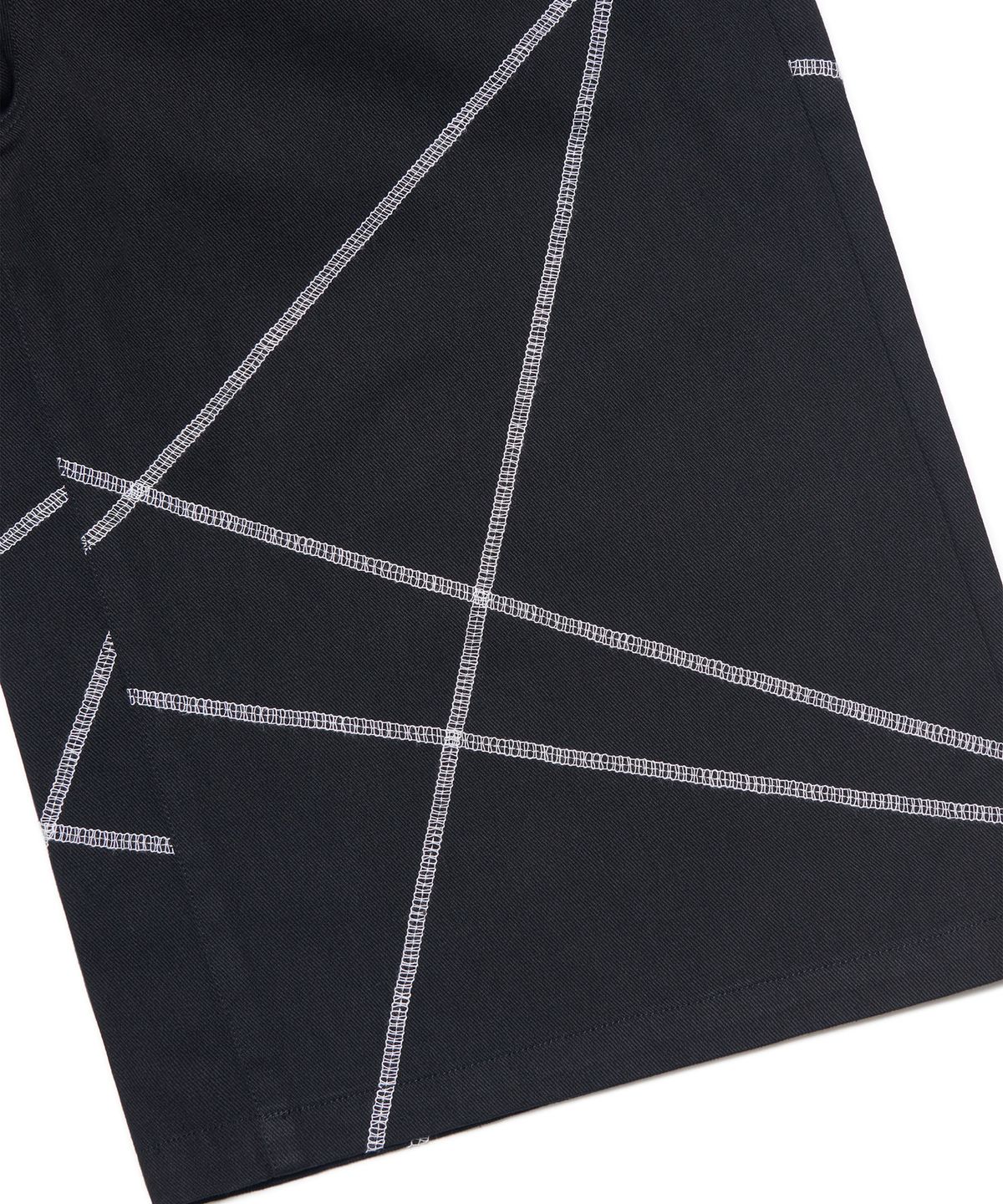 노매뉴얼(NOMANUAL) S.L BERMUDA PANTS - BLACK