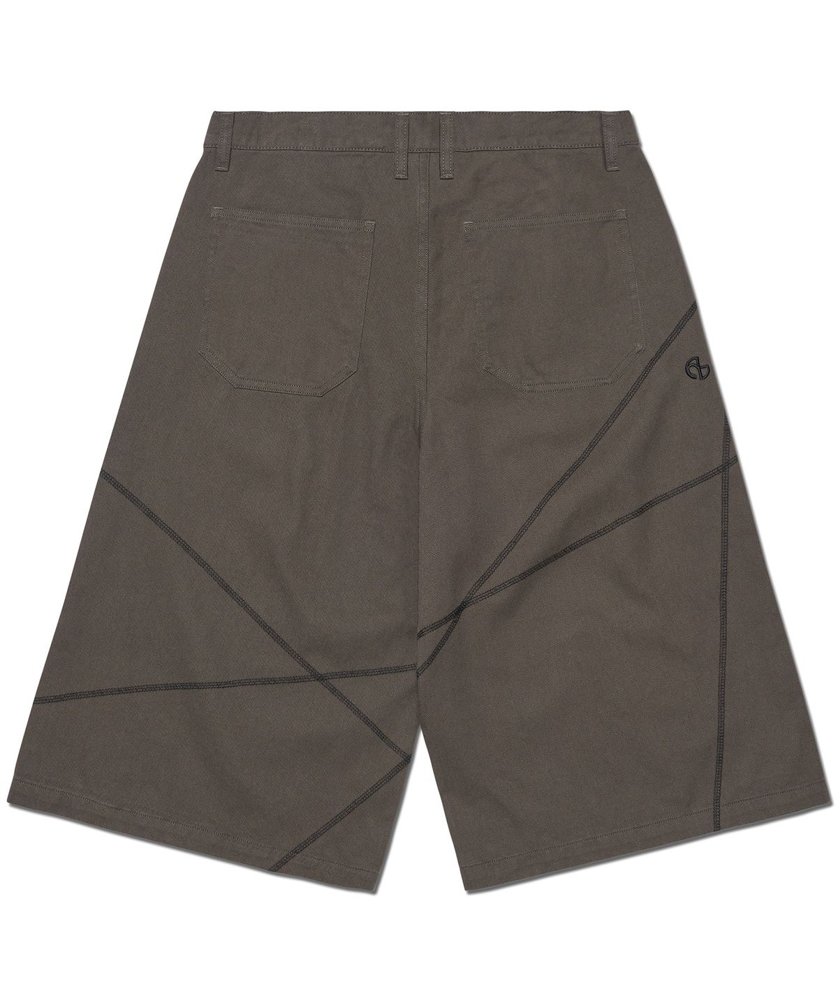 노매뉴얼(NOMANUAL) S.L BERMUDA PANTS - CHARCOAL