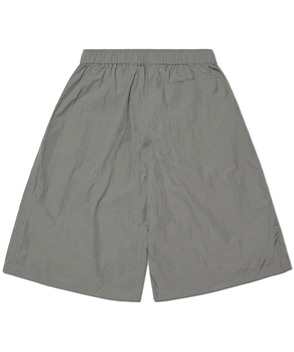 노매뉴얼(NOMANUAL) SHADE BELTED SHORTS - CHARCOAL