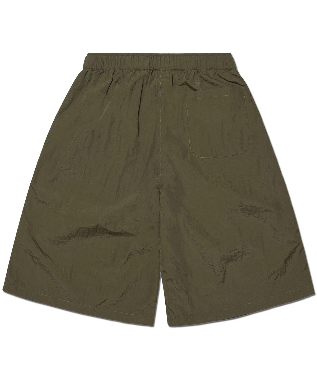 노매뉴얼(NOMANUAL) SHADE BELTED SHORTS - KHAKI