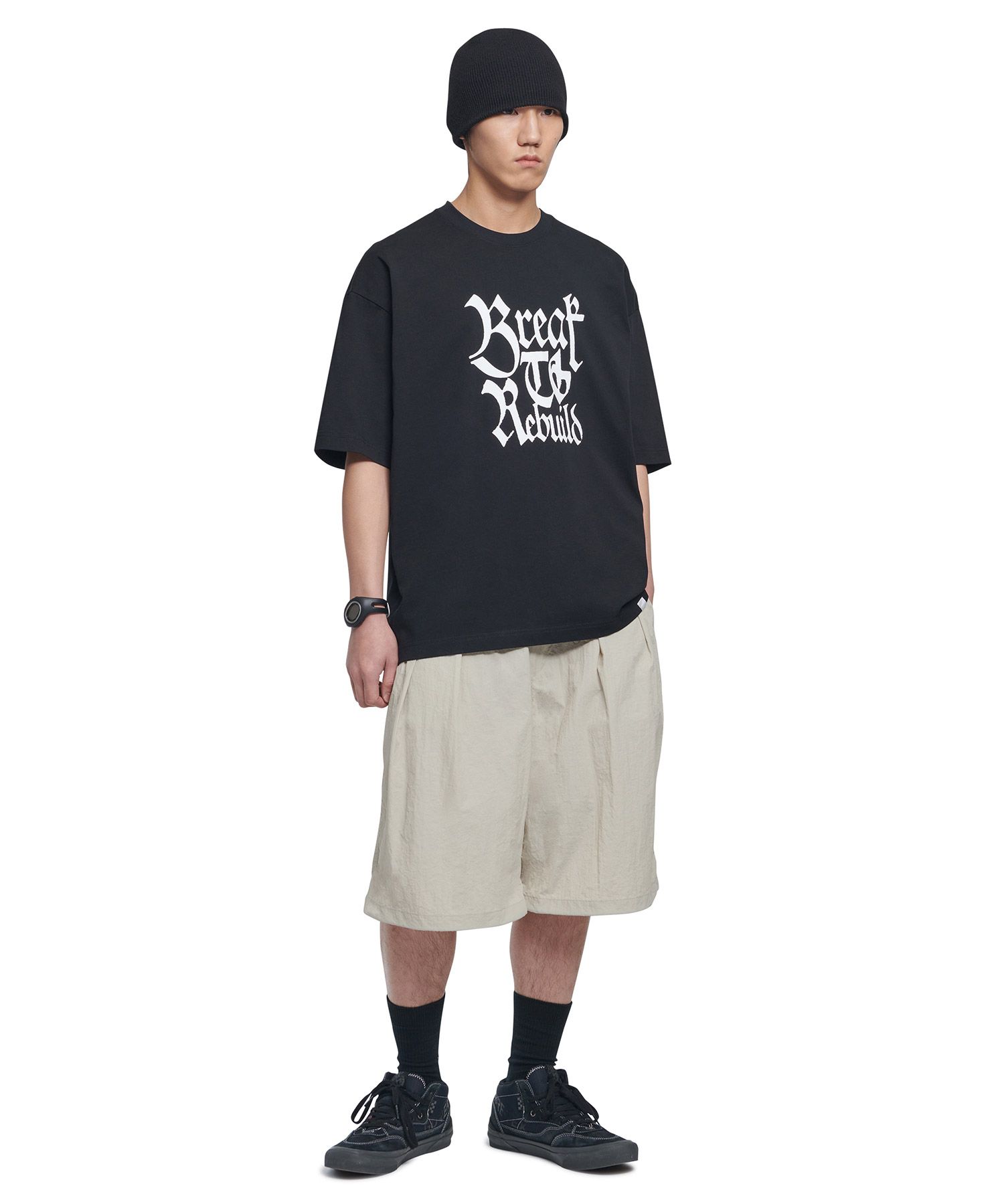 日本未入荷NOMANUALのSHADE BELTED SHORTS 全5色 MUSINSA | NOMANUAL SHADE BELTED SHORTS - SAND GRAY