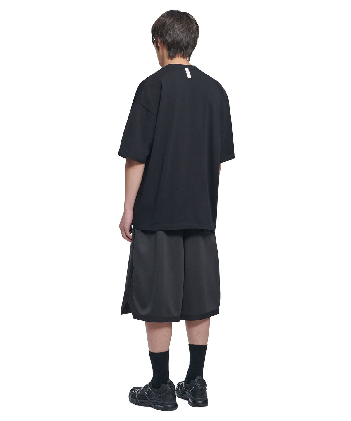 노매뉴얼(NOMANUAL) BUZZER BEATER JERSEY SHORTS - CHARCOAL