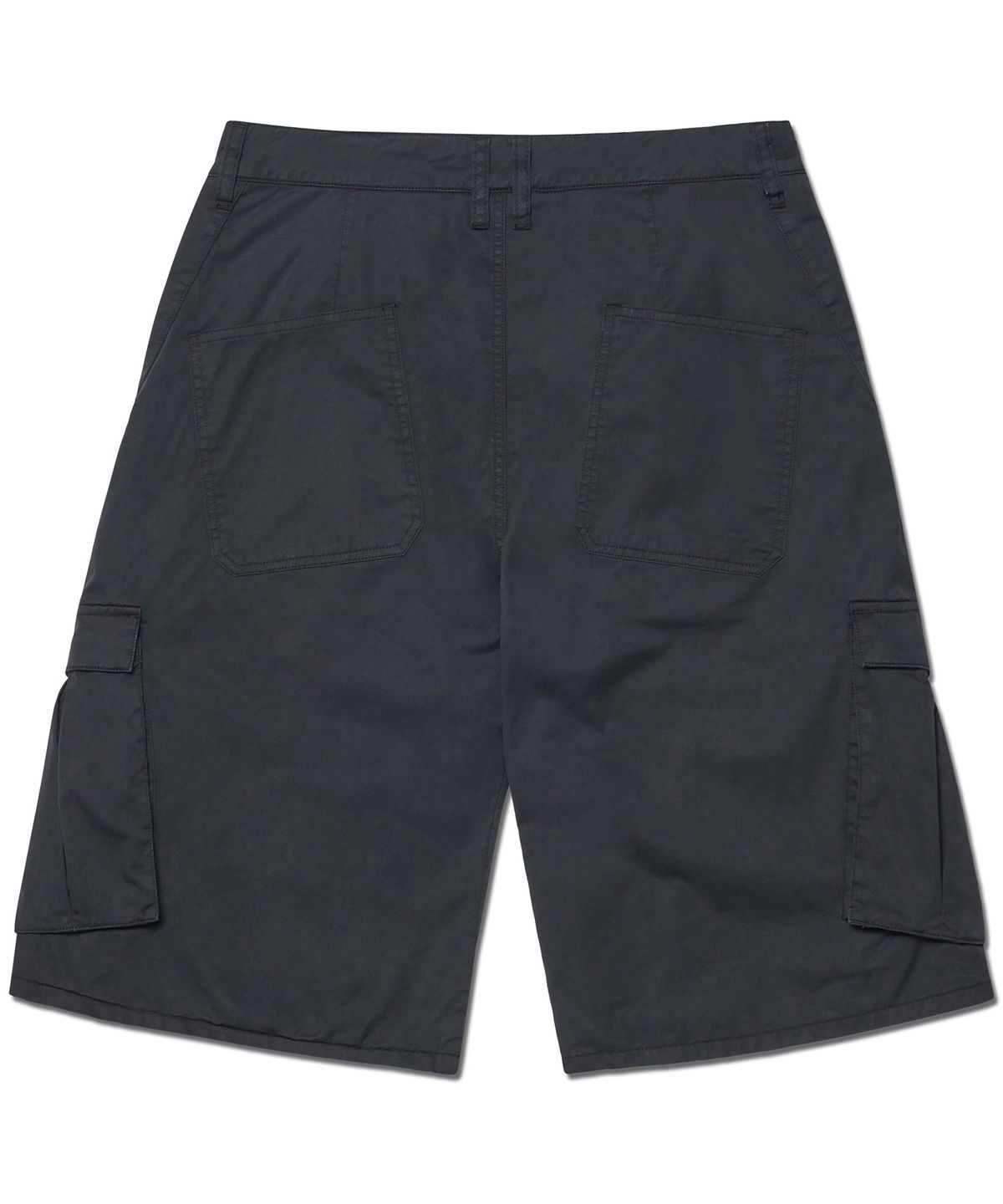 노매뉴얼(NOMANUAL) TWISTED CARGO SHORTS - WASHED BLACK
