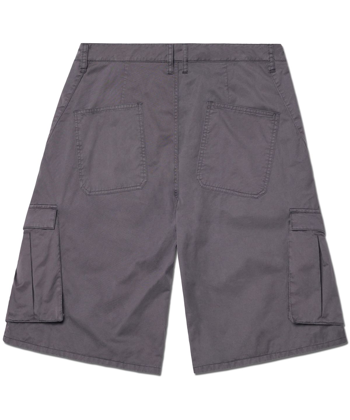 노매뉴얼(NOMANUAL) TWISTED CARGO SHORTS - WASHED CHARCOAL