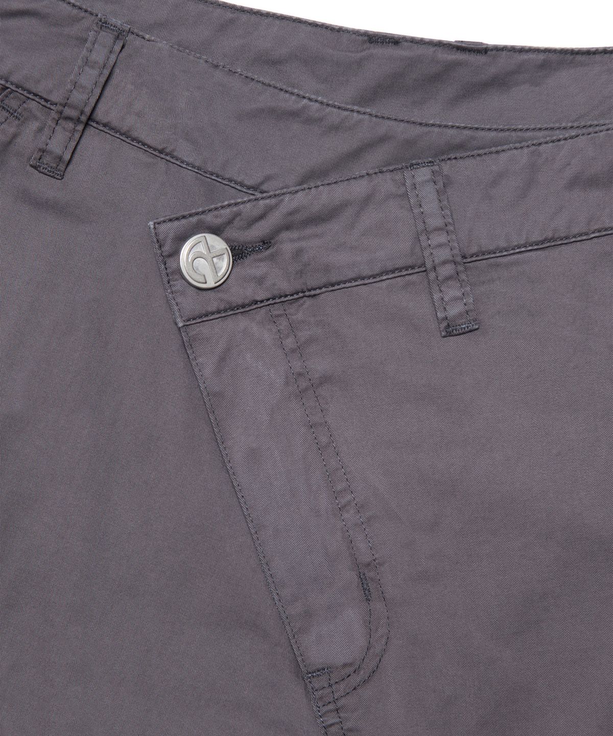 노매뉴얼(NOMANUAL) TWISTED CARGO SHORTS - WASHED CHARCOAL