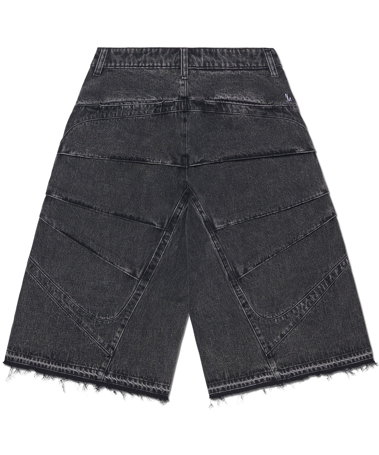 日本未入荷NOMANUALのSHIELD DENIM BERMUDA PANTS 全2色 MUSINSA公式 | NOMANUAL SHIELD DENIM BERMUDA PANTS - WASHED BLACK