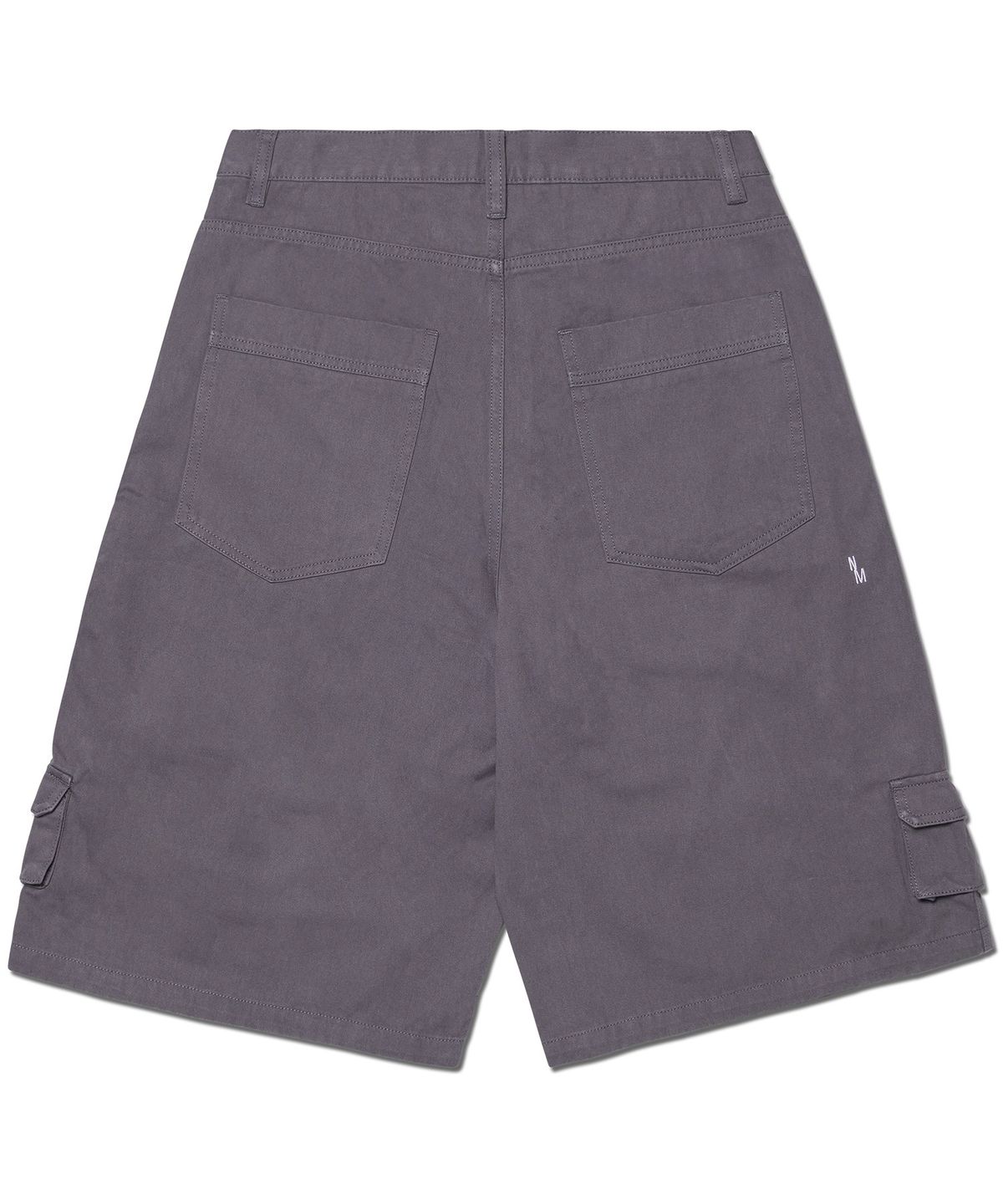 노매뉴얼(NOMANUAL) UTILITY CARGO SHORTS - WASHED CHARCOAL
