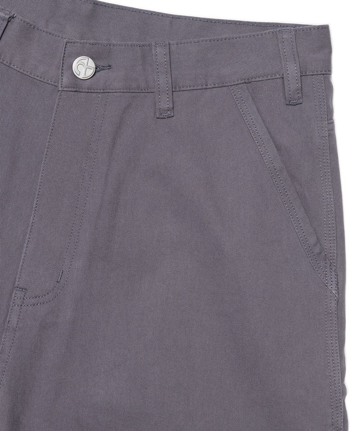 노매뉴얼(NOMANUAL) UTILITY CARGO SHORTS - WASHED CHARCOAL