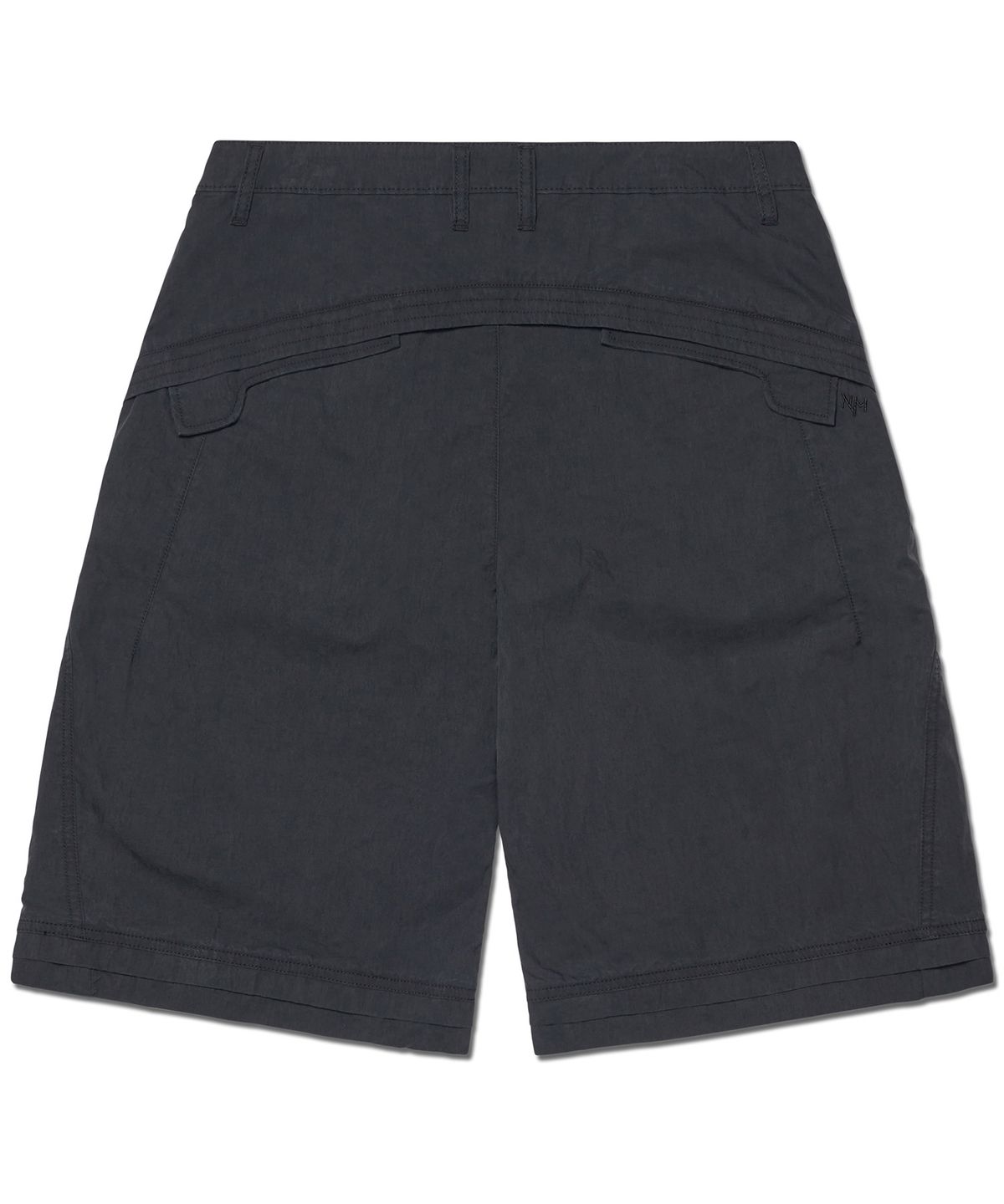 노매뉴얼(NOMANUAL) LAYER SHORTS - WASHED BLACK