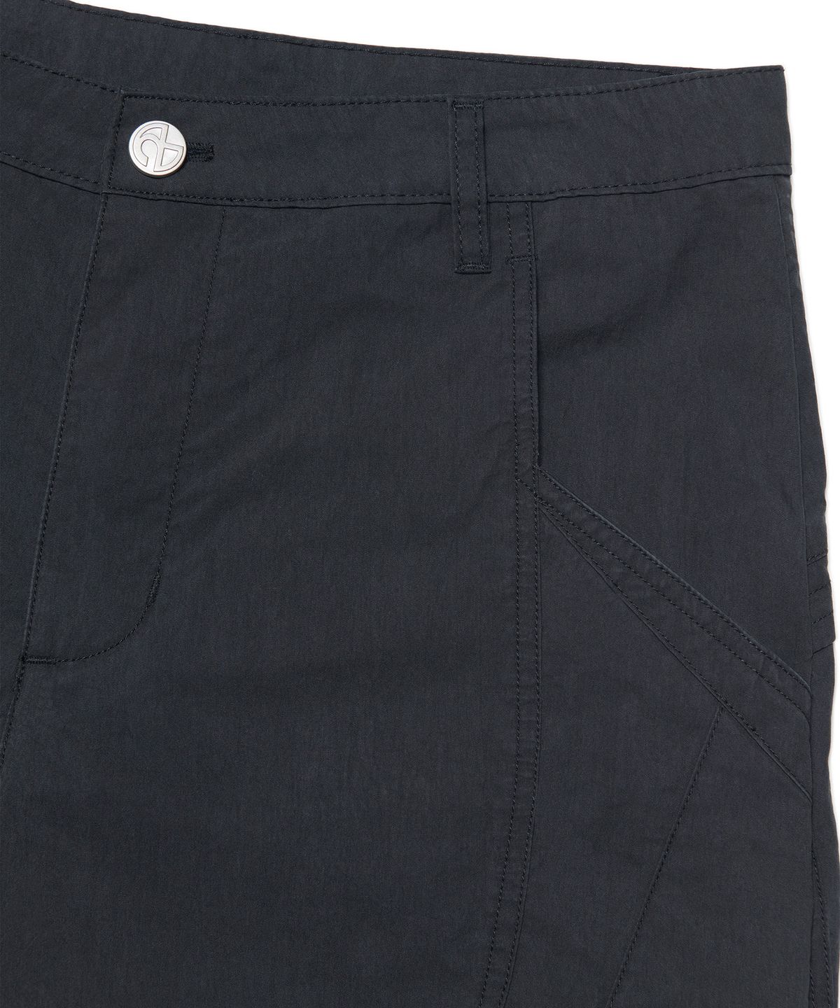 노매뉴얼(NOMANUAL) LAYER SHORTS - WASHED BLACK