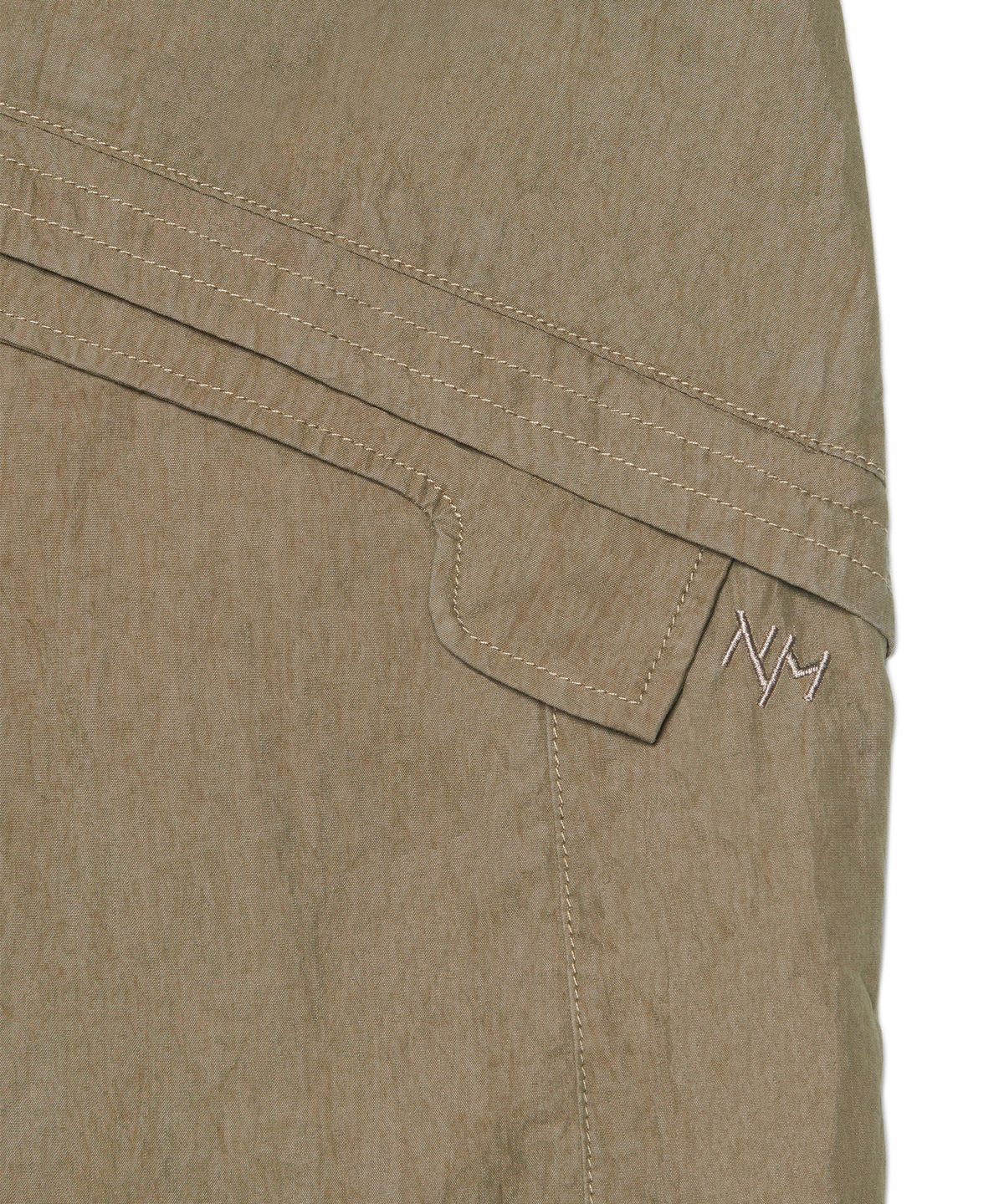 노매뉴얼(NOMANUAL) LAYER SHORTS - WASHED KHAKI