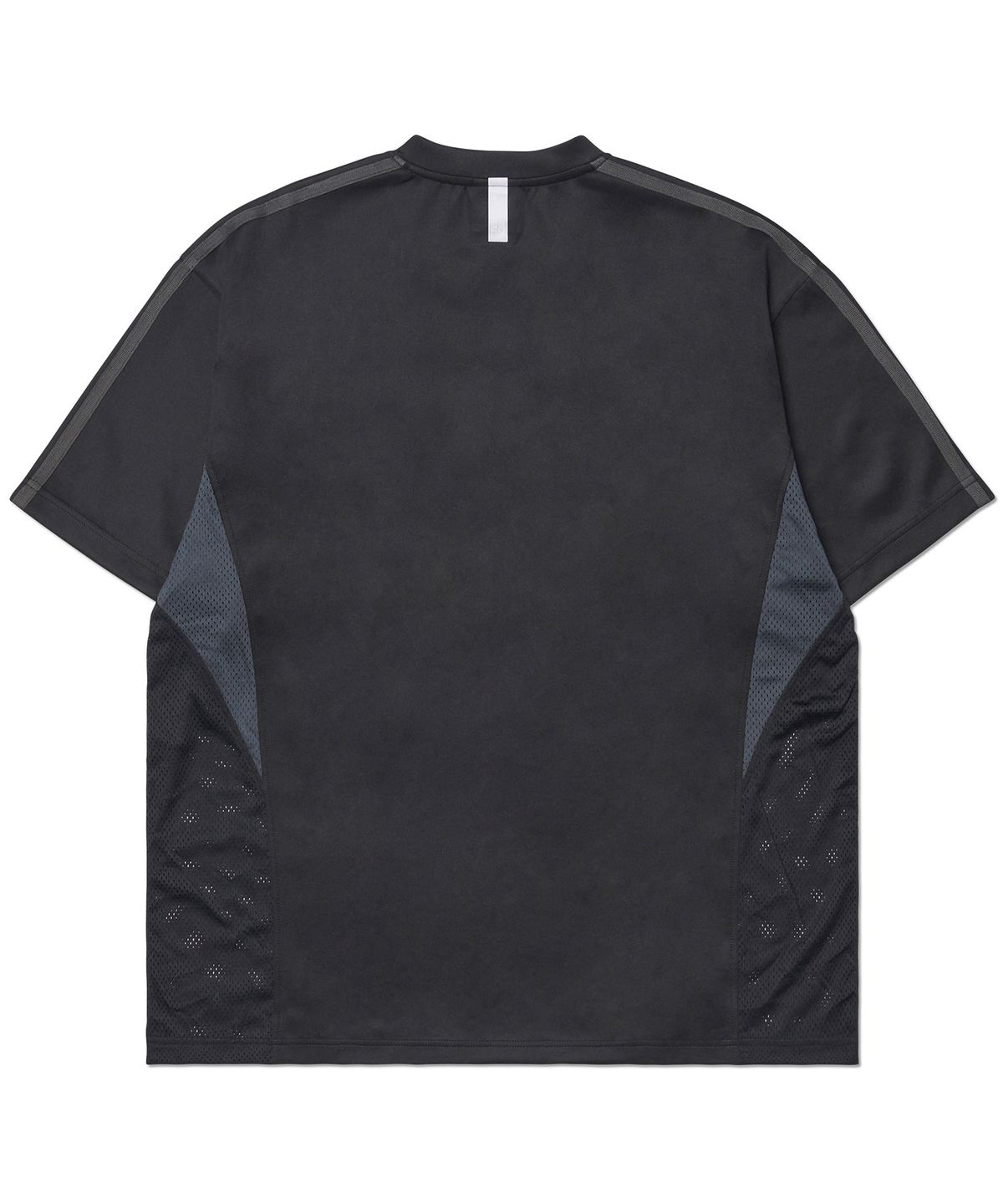 노매뉴얼(NOMANUAL) SWEEP BASEBALL JERSEY - BLACK