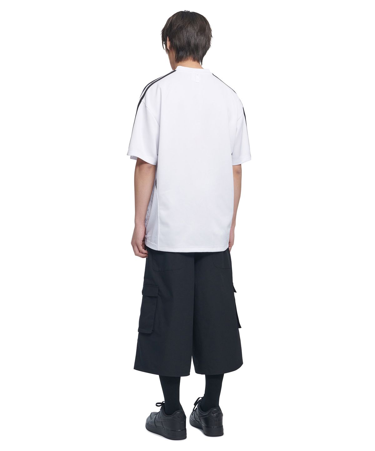 노매뉴얼(NOMANUAL) SWEEP BASEBALL JERSEY - WHITE