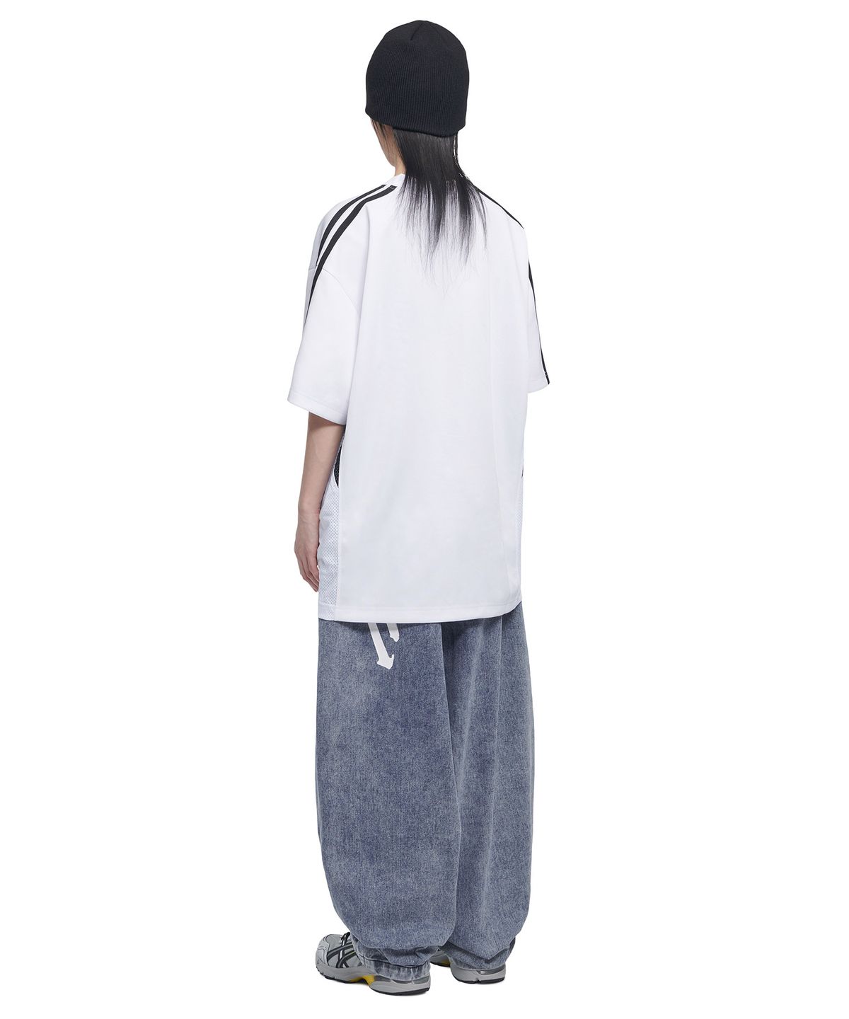 노매뉴얼(NOMANUAL) SWEEP BASEBALL JERSEY - WHITE
