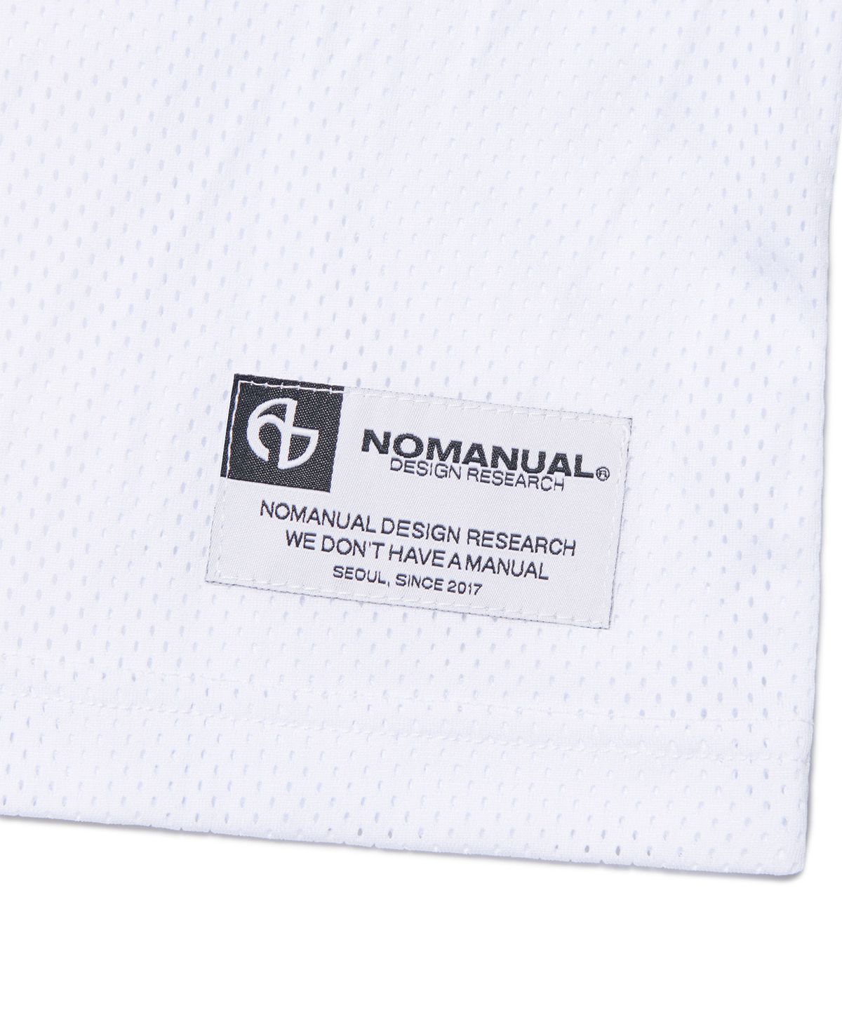 노매뉴얼(NOMANUAL) SWEEP BASEBALL JERSEY - WHITE