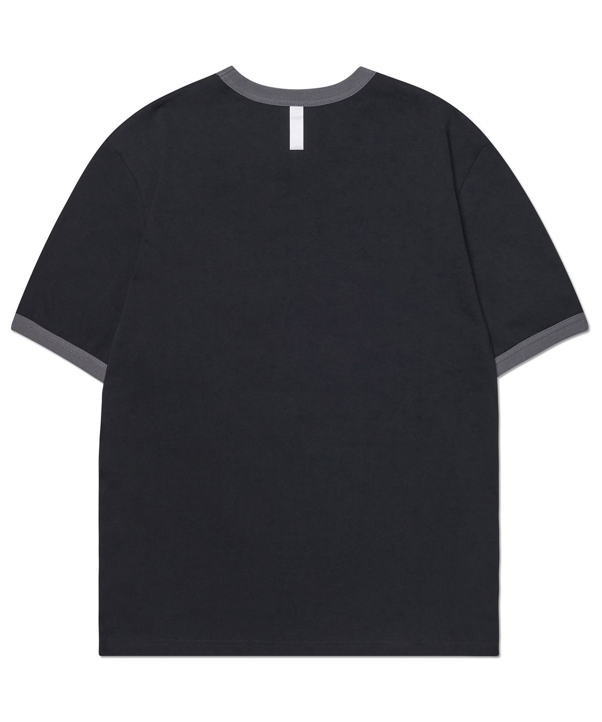 노매뉴얼(NOMANUAL) N.D RINGER T-SHIRT - BLACK