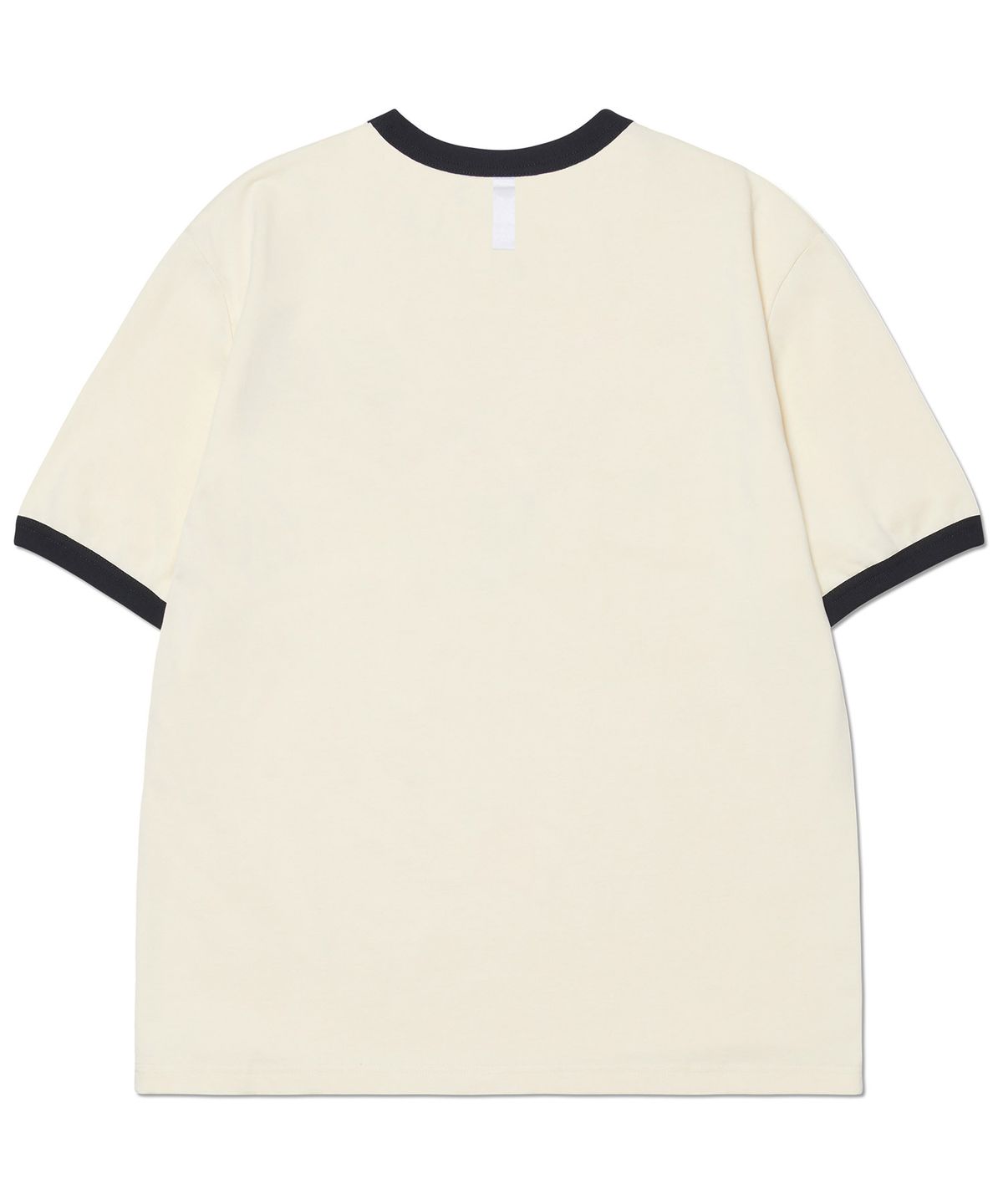 노매뉴얼(NOMANUAL) N.D RINGER T-SHIRT - CREAM