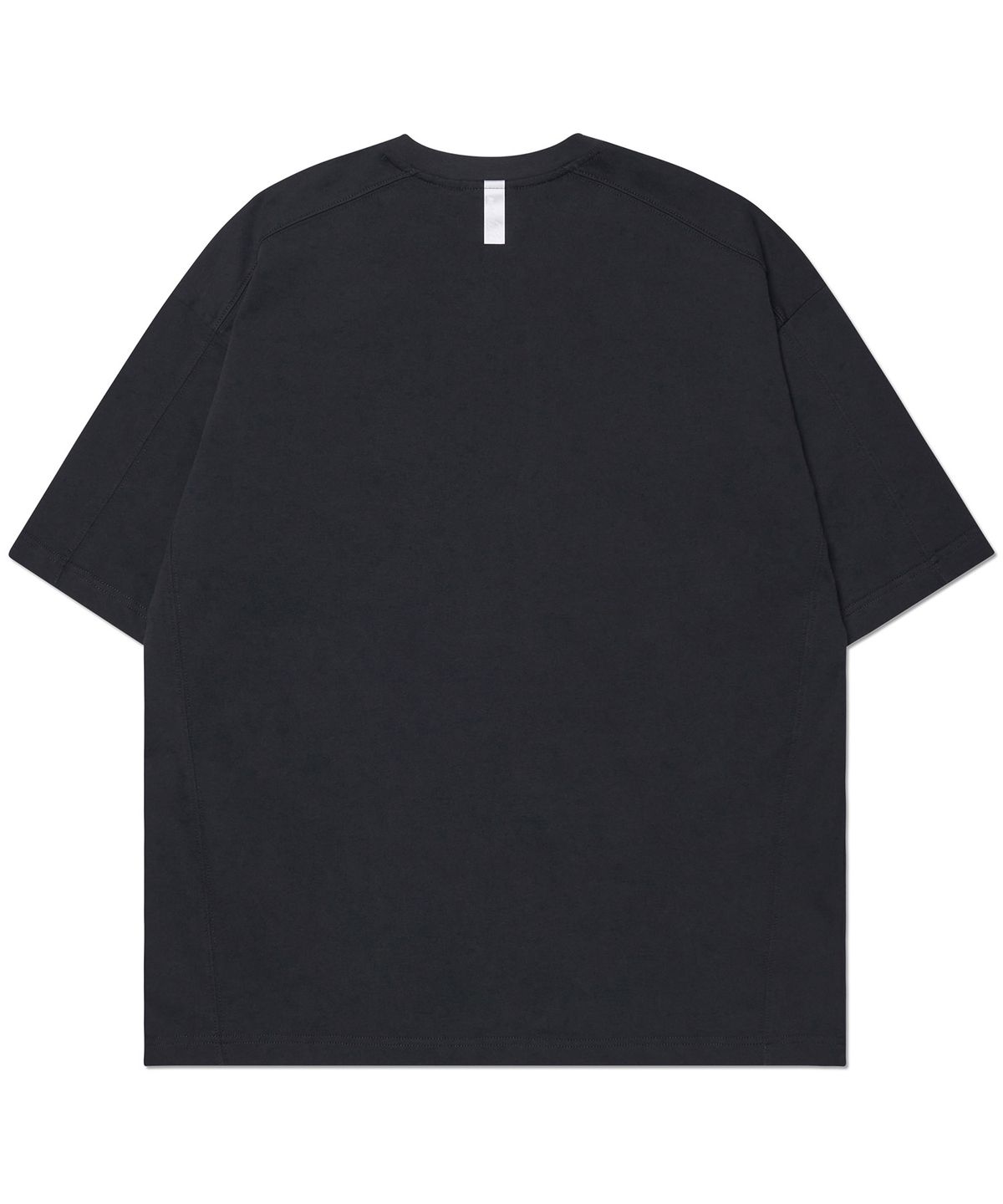 노매뉴얼(NOMANUAL) MOLTING T-SHIRT - BLACK