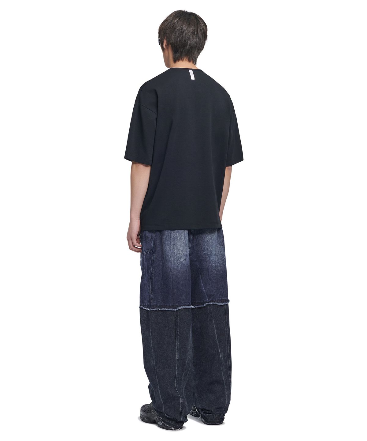 노매뉴얼(NOMANUAL) NM PLAIN T-SHIRT - BLACK