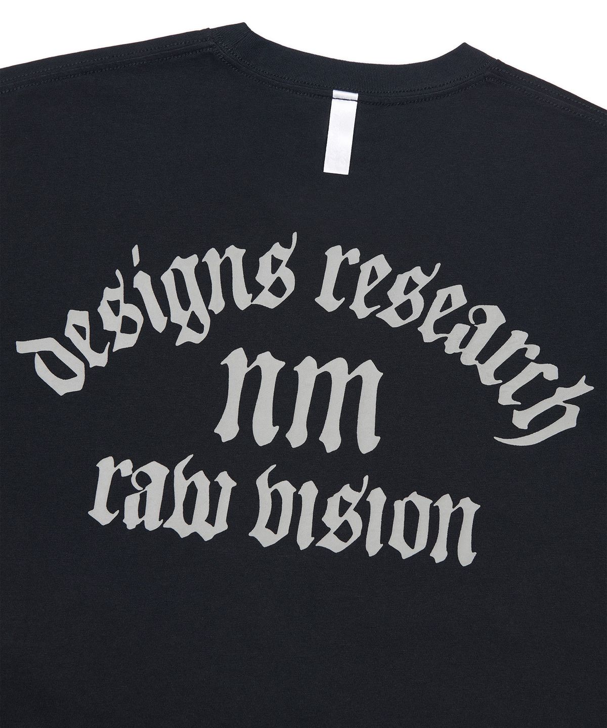 노매뉴얼(NOMANUAL) R.V ARCH LOGO T-SHIRT - BLACK