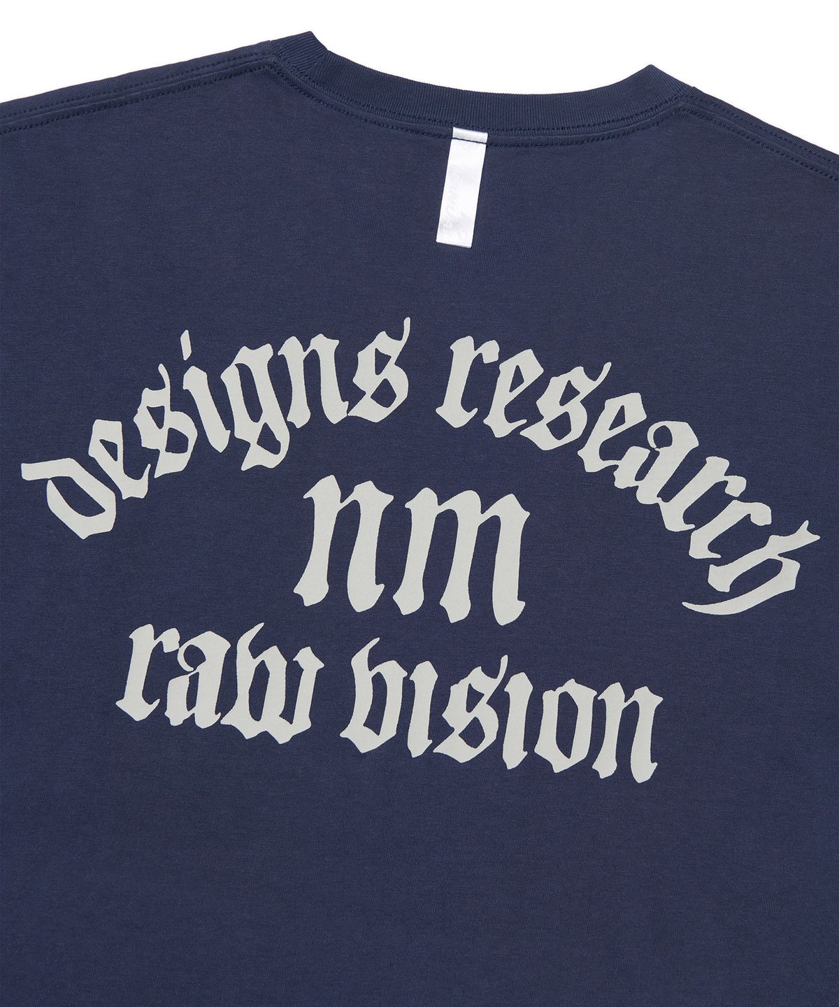 노매뉴얼(NOMANUAL) R.V ARCH LOGO T-SHIRT - DARK NAVY