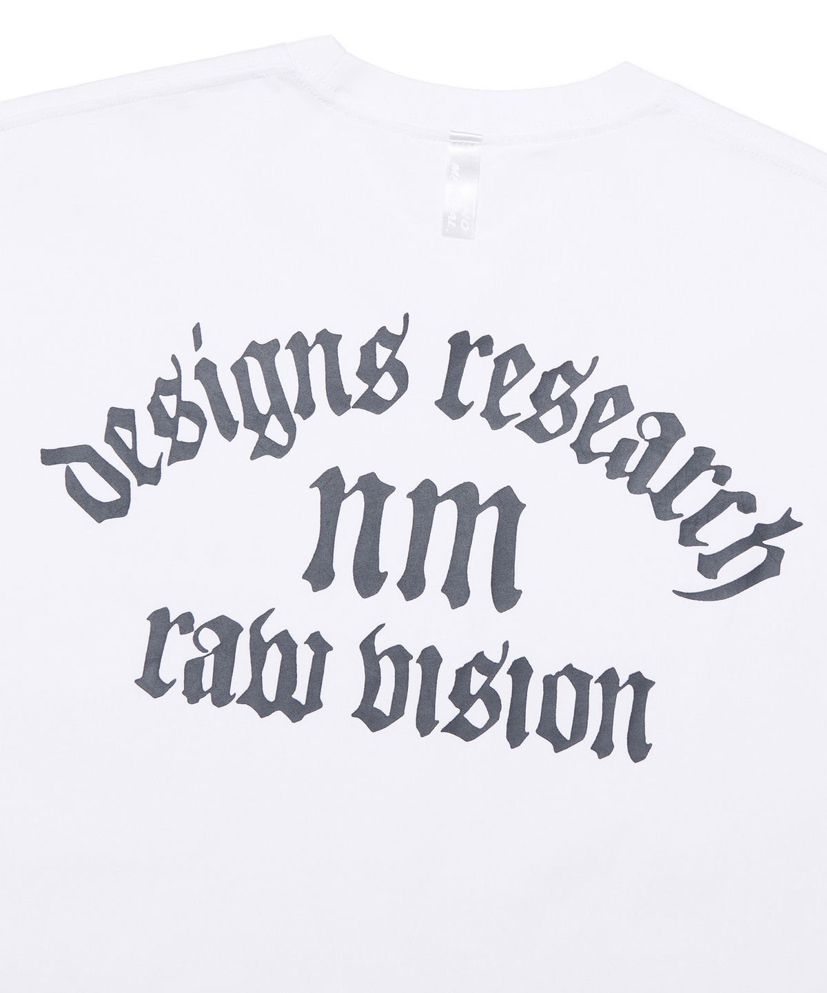 노매뉴얼(NOMANUAL) R.V ARCH LOGO T-SHIRT - WHITE