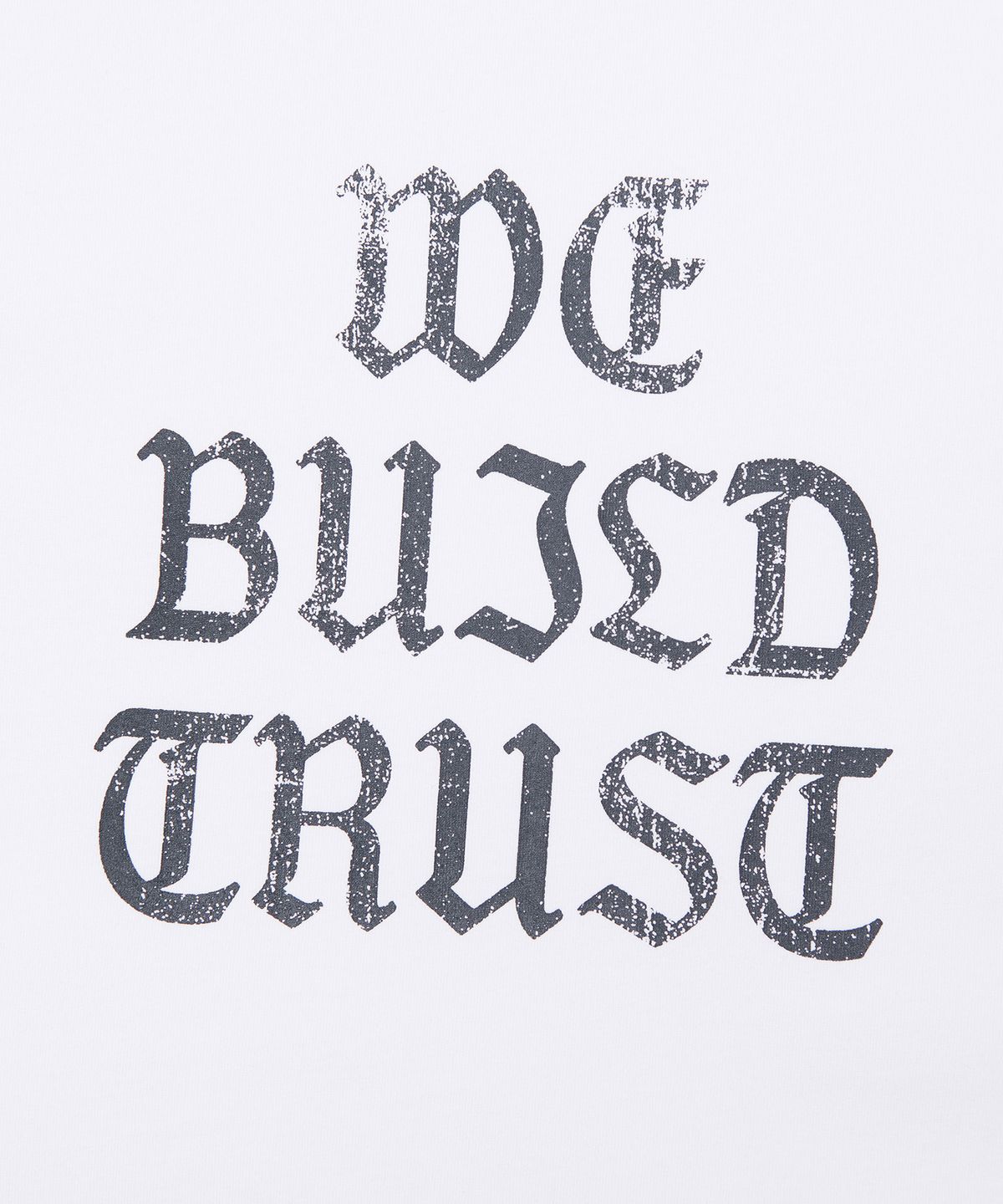 노매뉴얼(NOMANUAL) TRUST T-SHIRT - WHITE