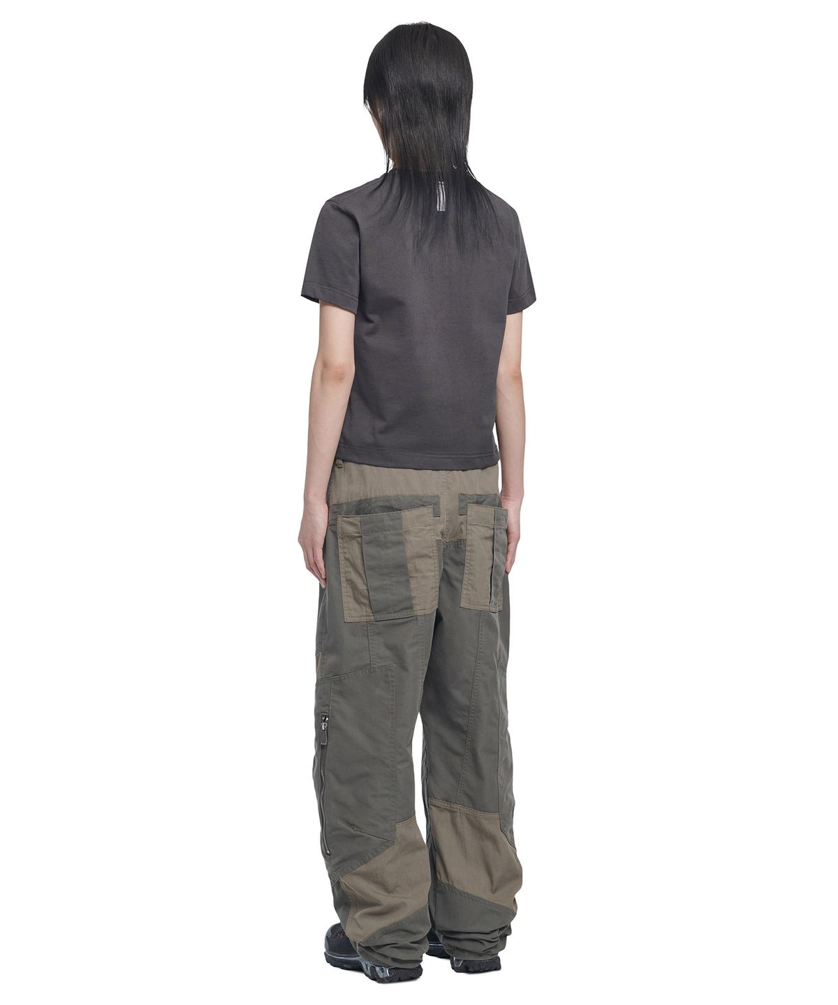 노매뉴얼(NOMANUAL) RAW VISION T-SHIRT - CHARCOAL