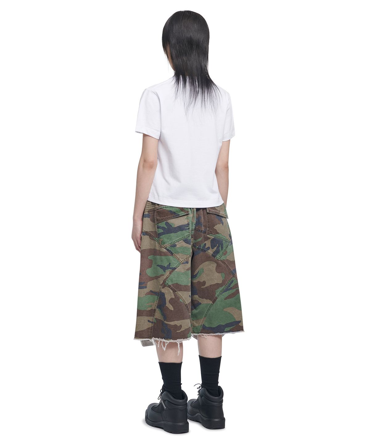 노매뉴얼(NOMANUAL) RAW VISION T-SHIRT - WHITE